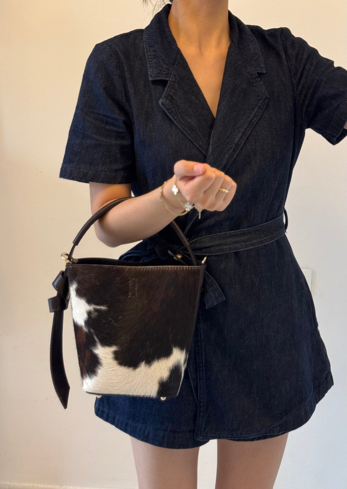 Borsa Vittoria - cavallino, con pochette e tracolla lunga