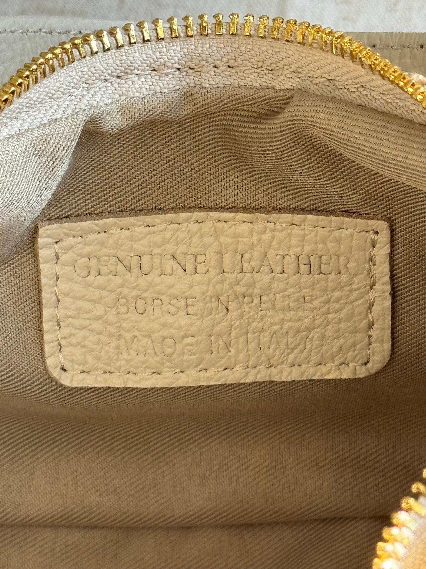 Borsa Luna - rafia, misura piccola, con tracolla in catena
