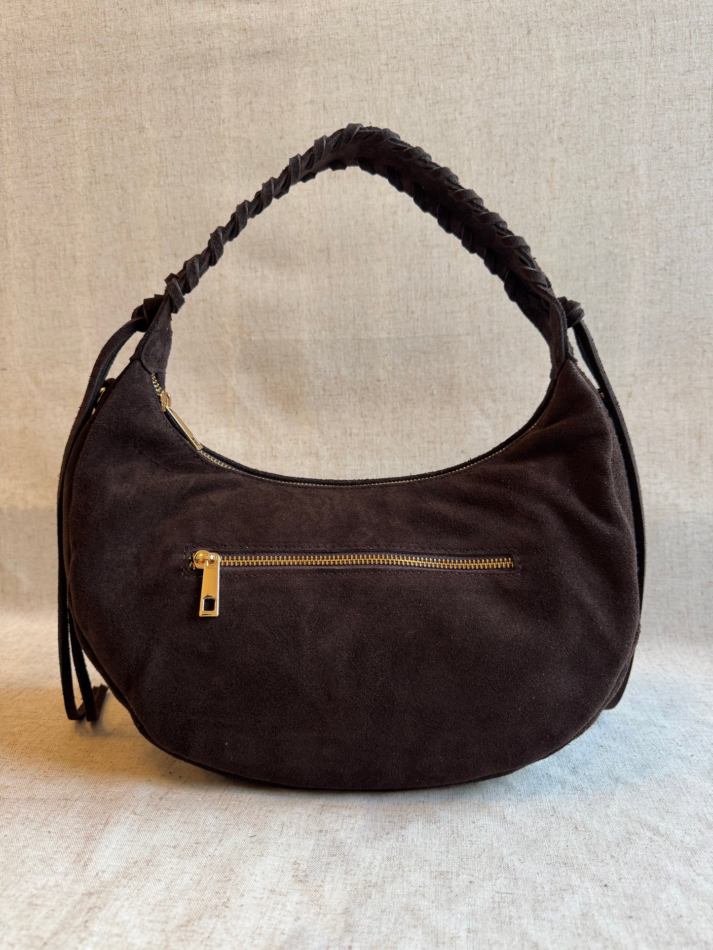 Borsa a spalla Ronda - camoscio, con tracolla lunga