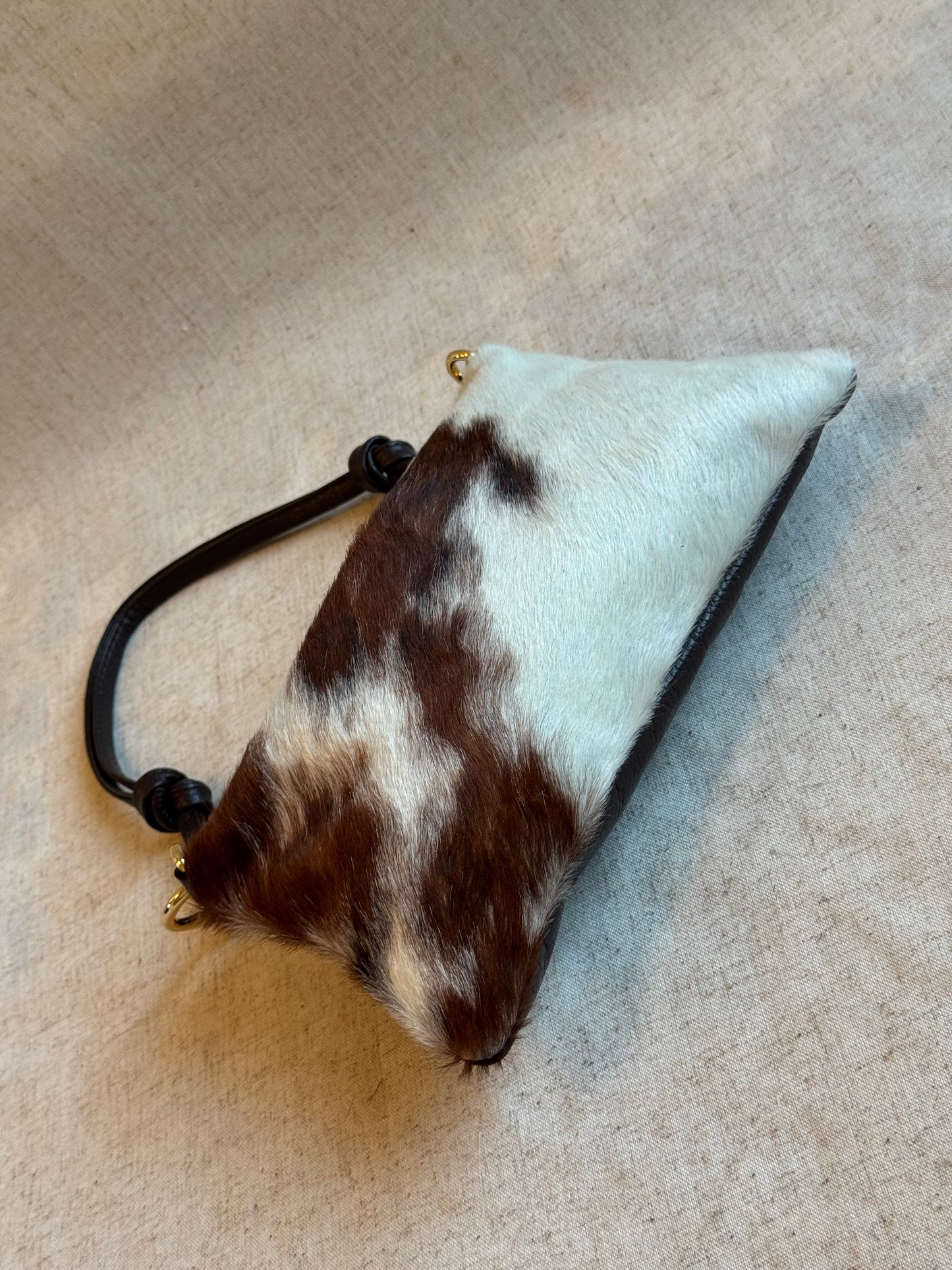 Borsa a spalla Agata - cavallino, misura piccola con tracolla lunga