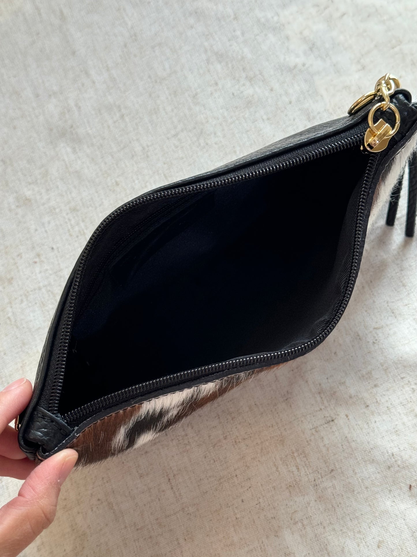 Pochette Siri - cavallino, con tracolla lunga