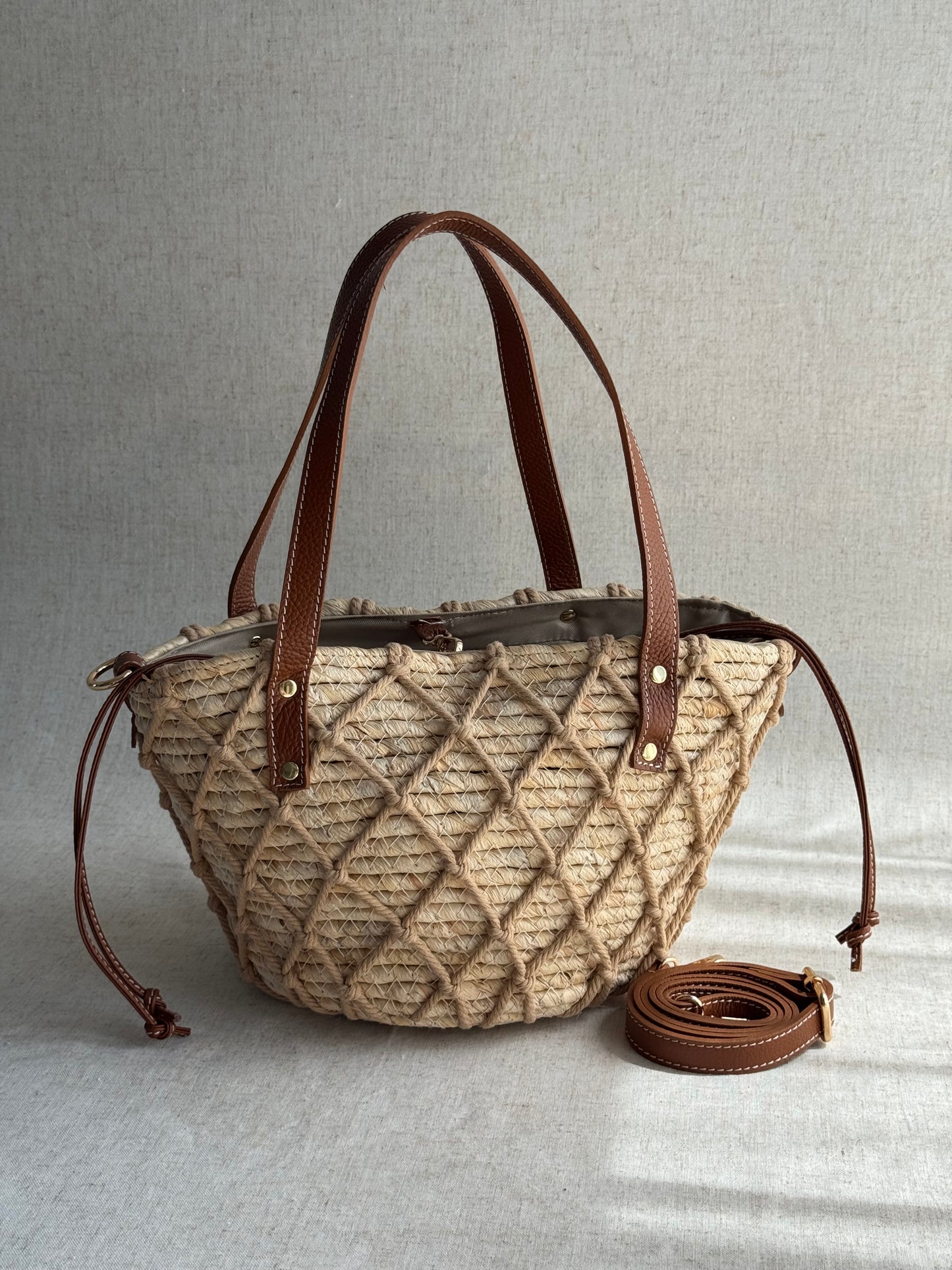 Borsa Basket - misura piccola, con tracolla lunga