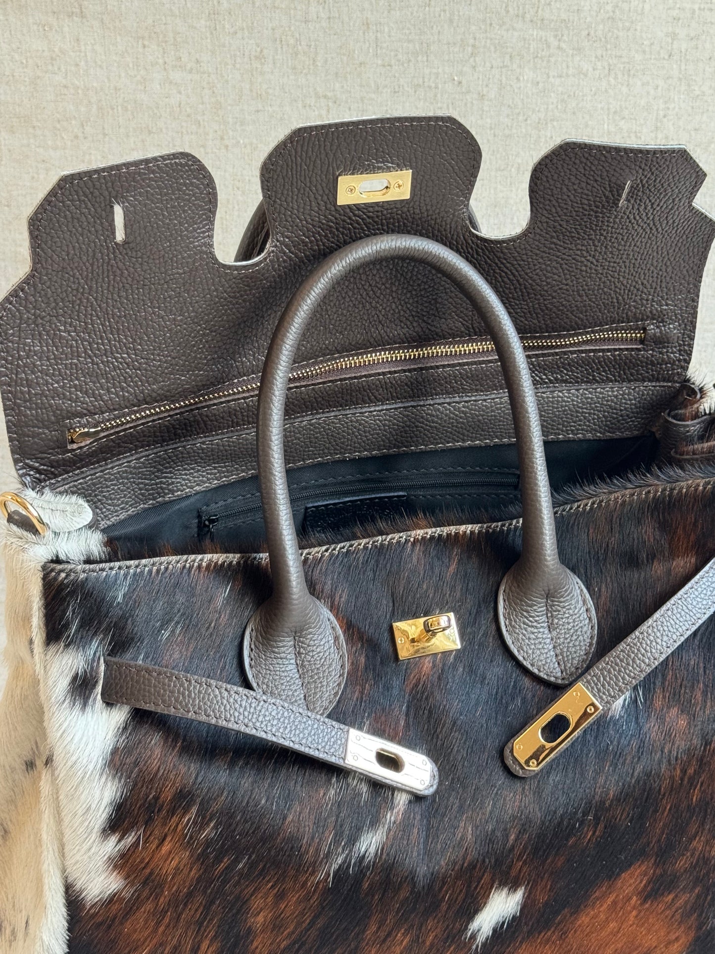 Borsa Jane - cavallino, misura grande, con tracolla lunga
