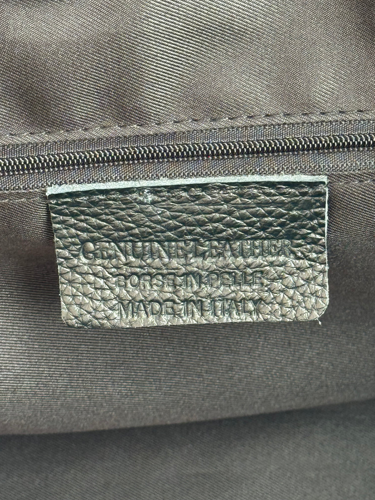 Borsa Roxy - camoscio intrecciato, con tracolla lunga