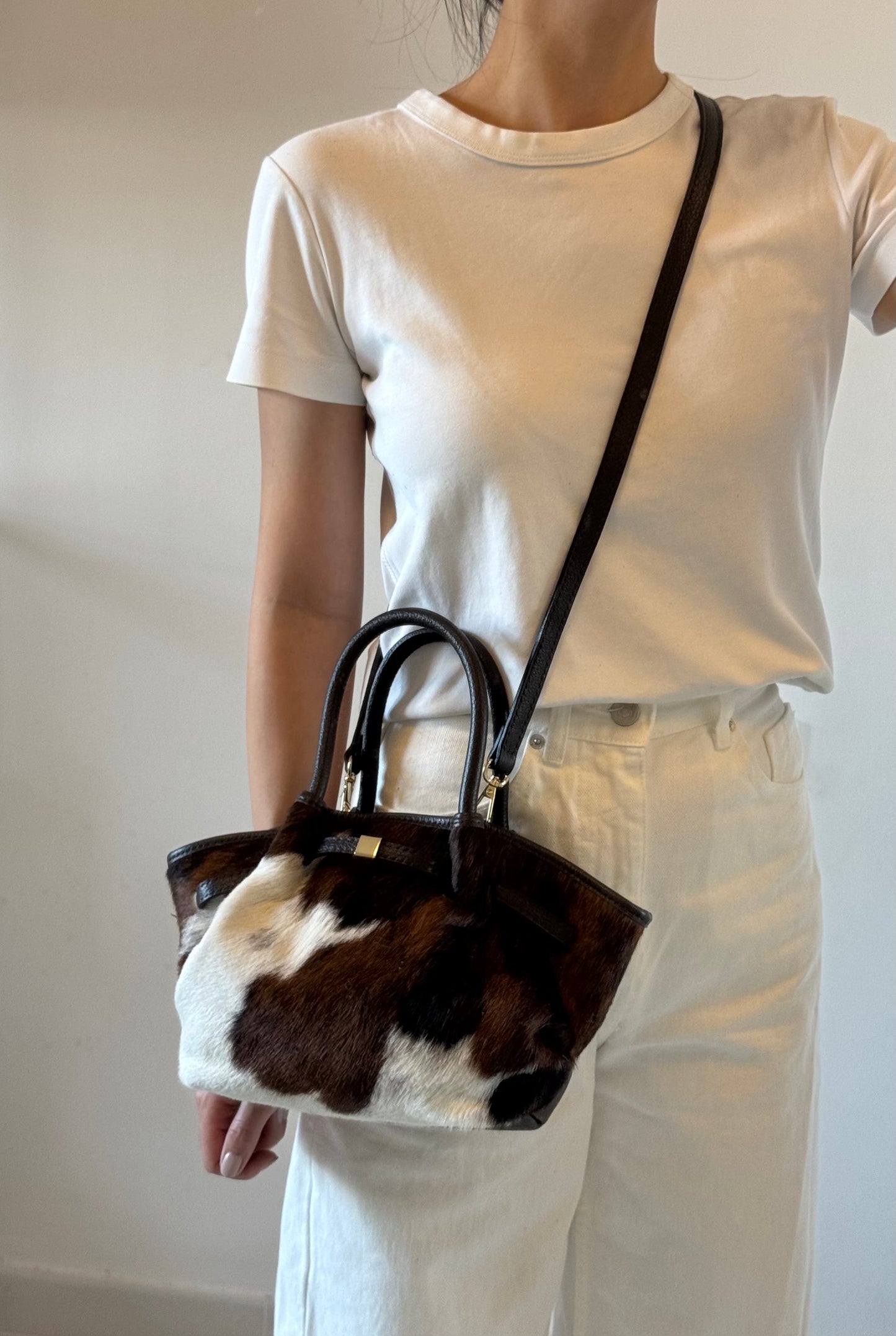 Borsa Laila - cavallino, con tracolla lunga