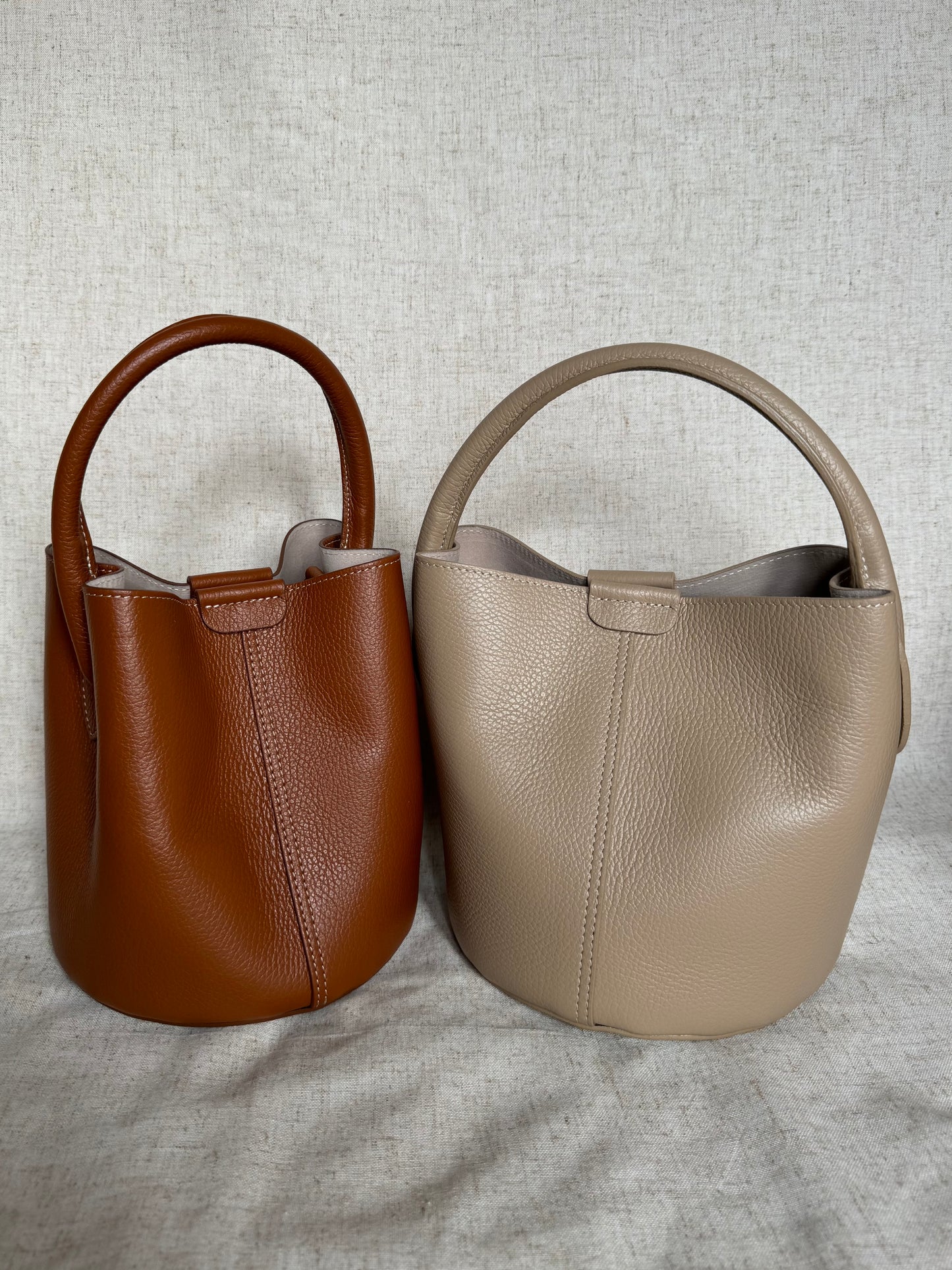 Borsa secchiello Veronica - con tracolla lunga