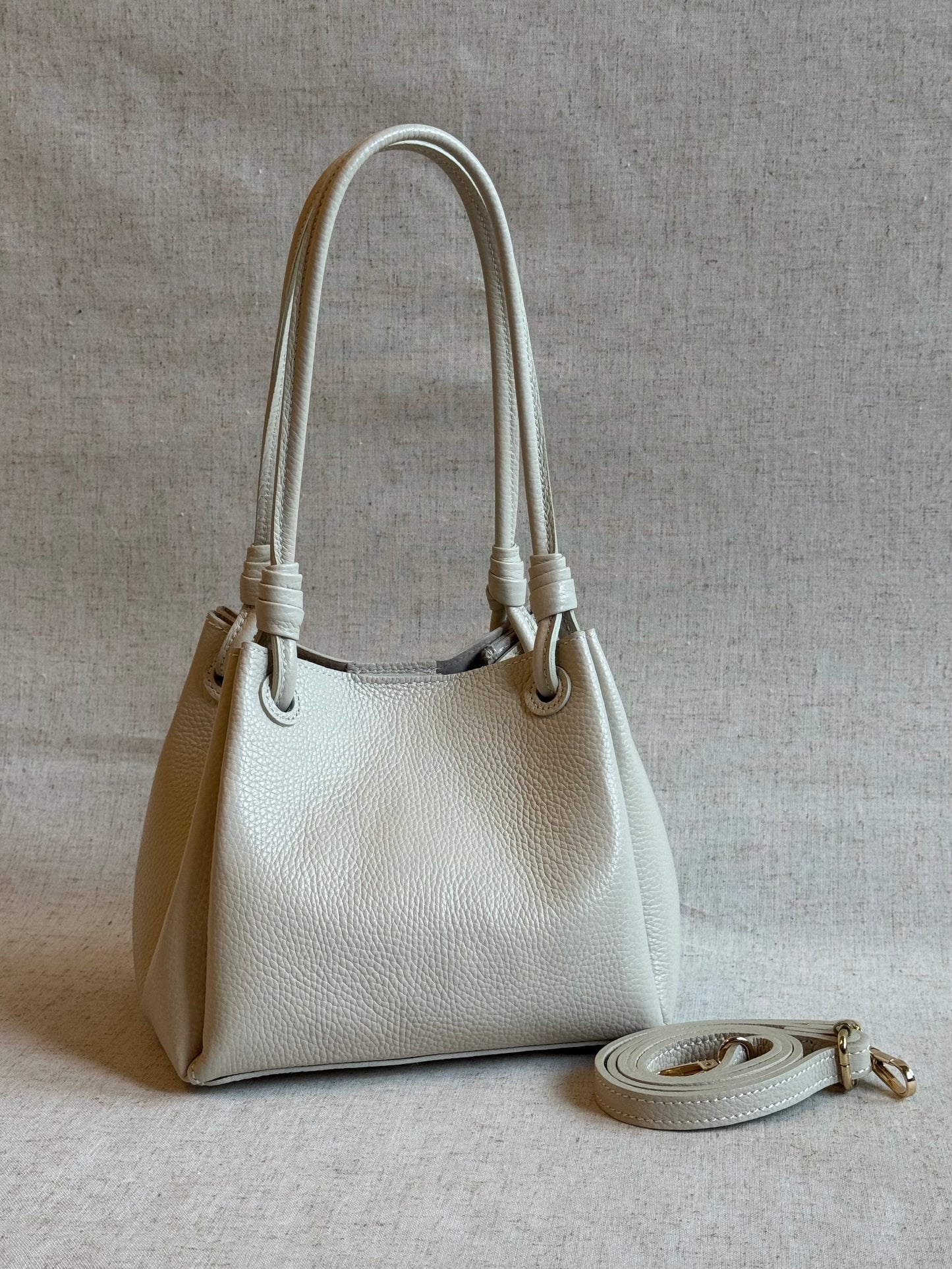 Borsa a spalla Cube - con tracolla lunga e pochette