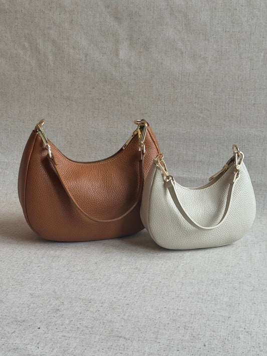 Borsa a spalla Luna - misura piccola, con tracolla lunga