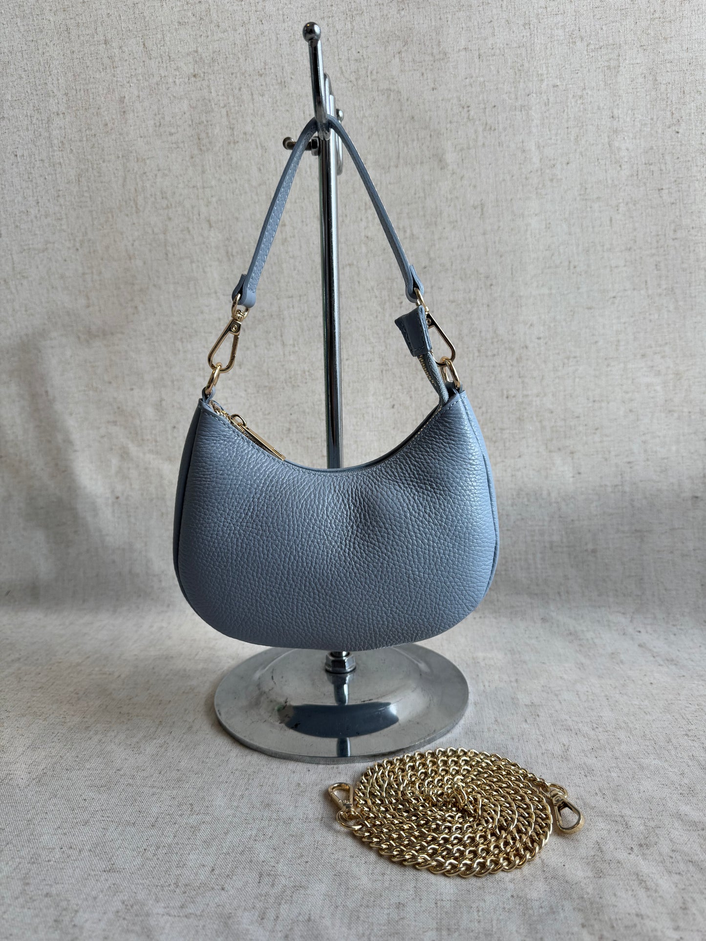 Borsa a spalla Luna - misura piccola, con tracolla lunga