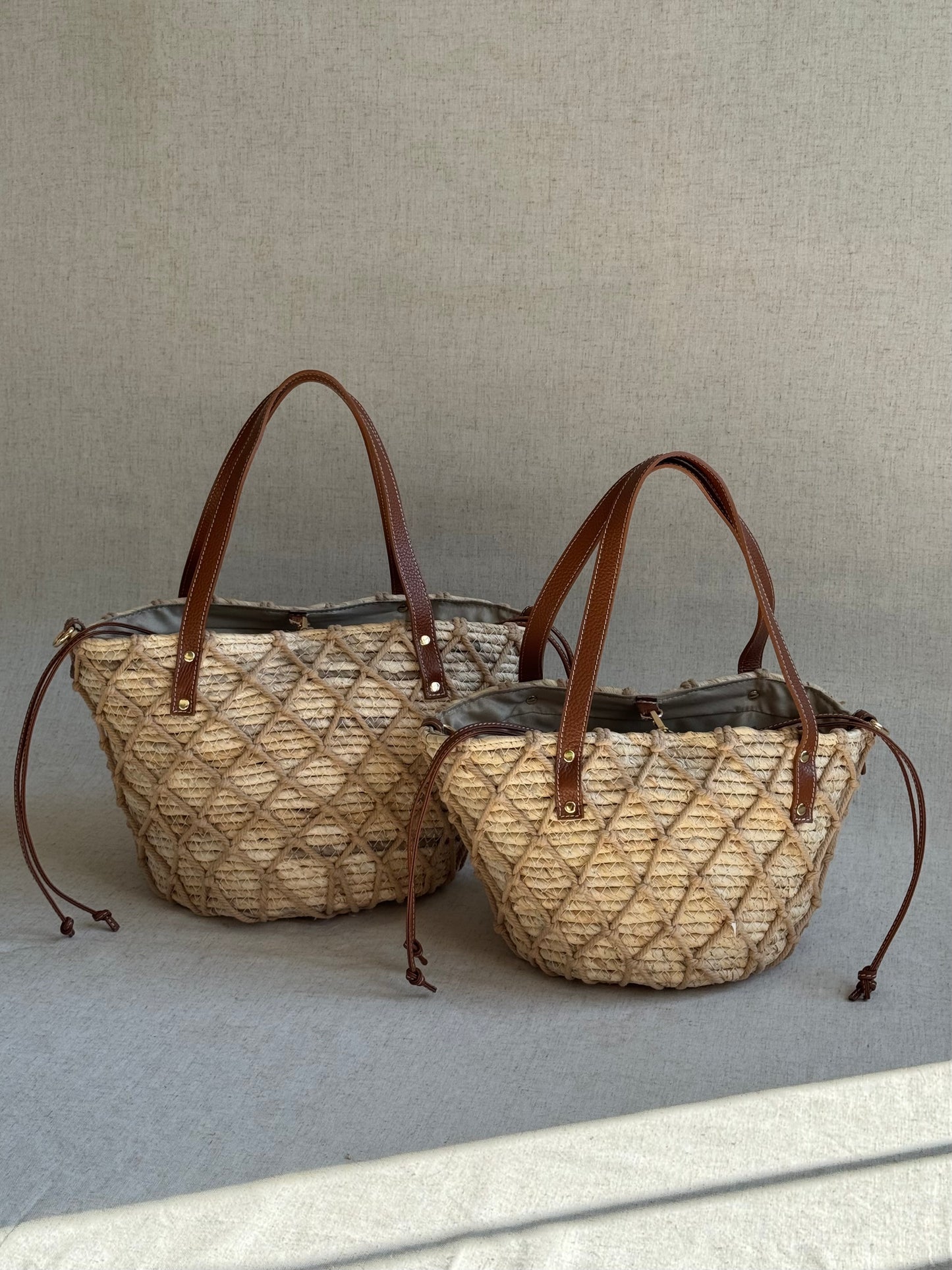 Borsa Basket - misura piccola, con tracolla lunga