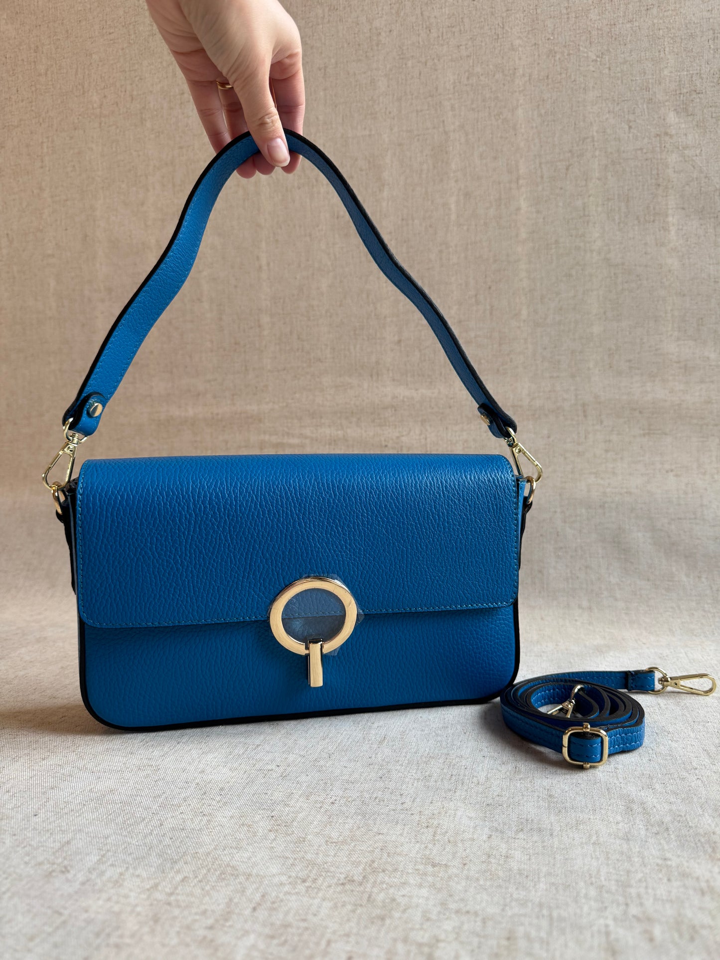 Borsa a spalla Oslo - rettangolare con tracolla lunga