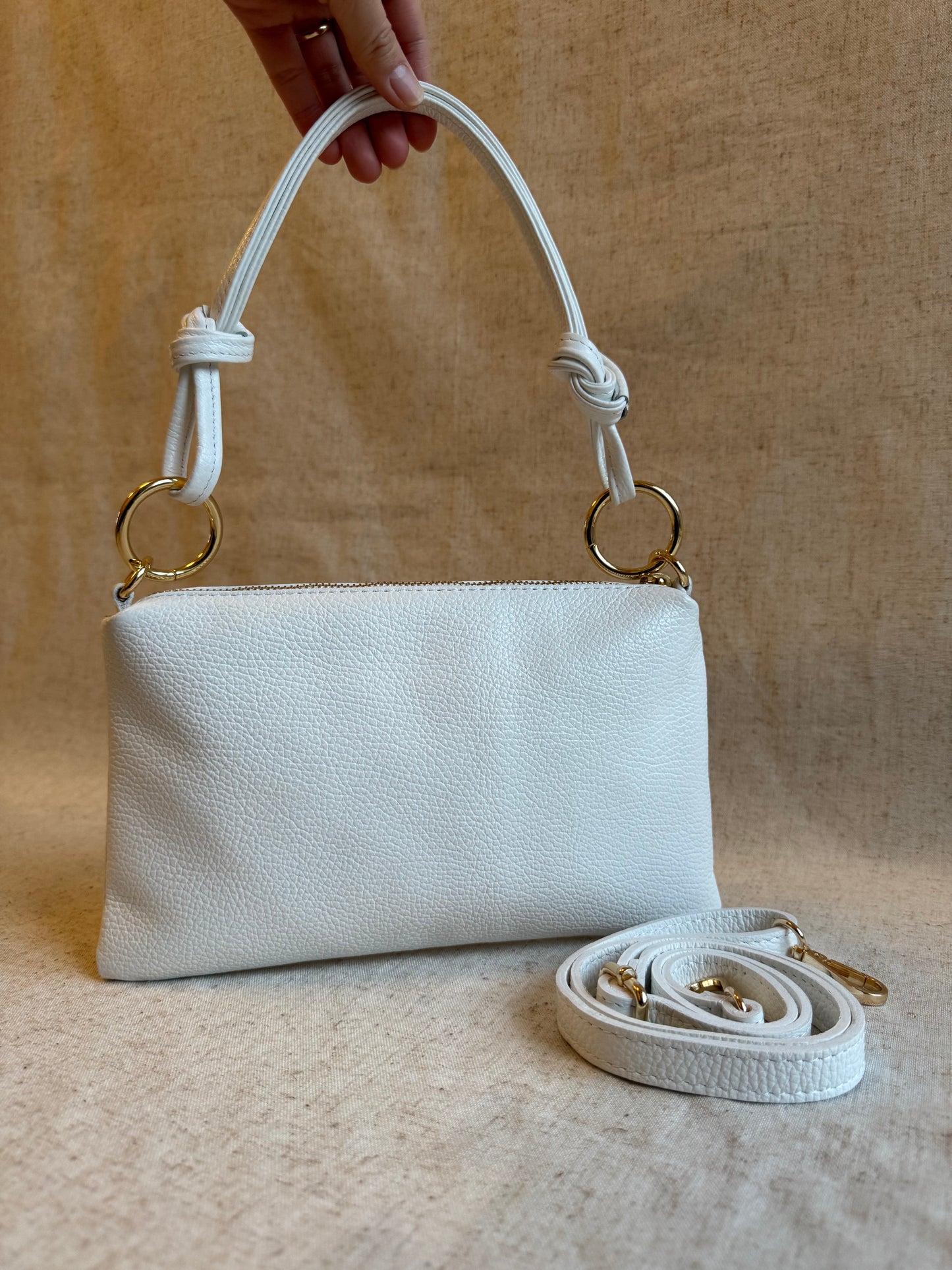 Borsa a spalla Agata - misura piccola, con tracolla lunga