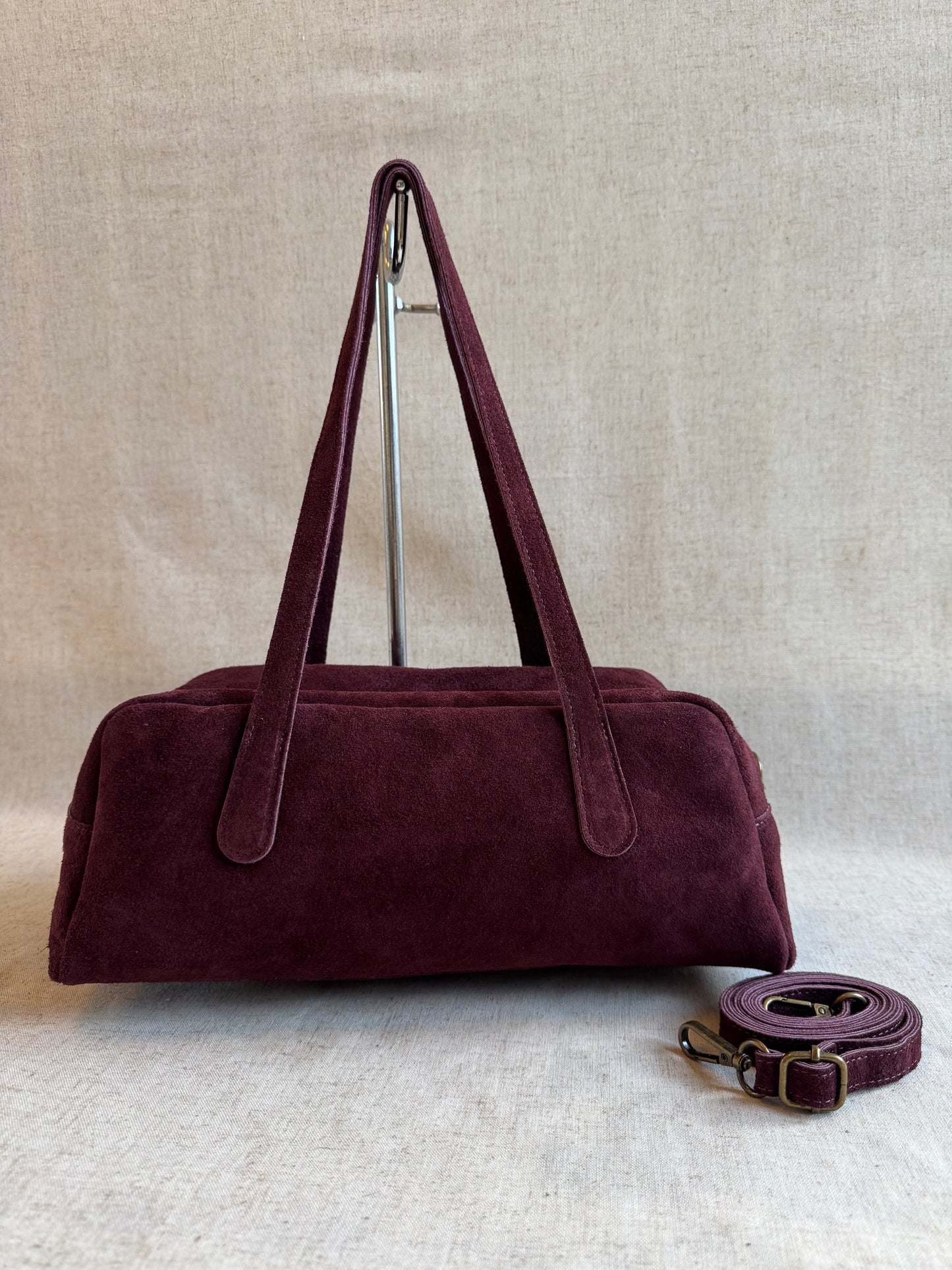 Borsa a spalla Oxford - con tracolla lunga