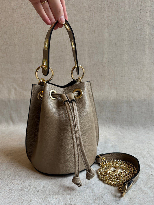 Borsa secchiello Vanilla - con tracolla lunga