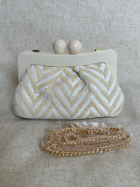 Pochette Bea - con tracolla in catena