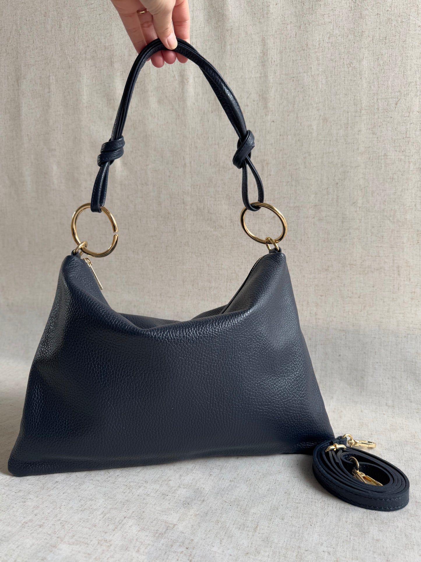 Borsa a spalla Agata - misura grande, con tracolla lunga