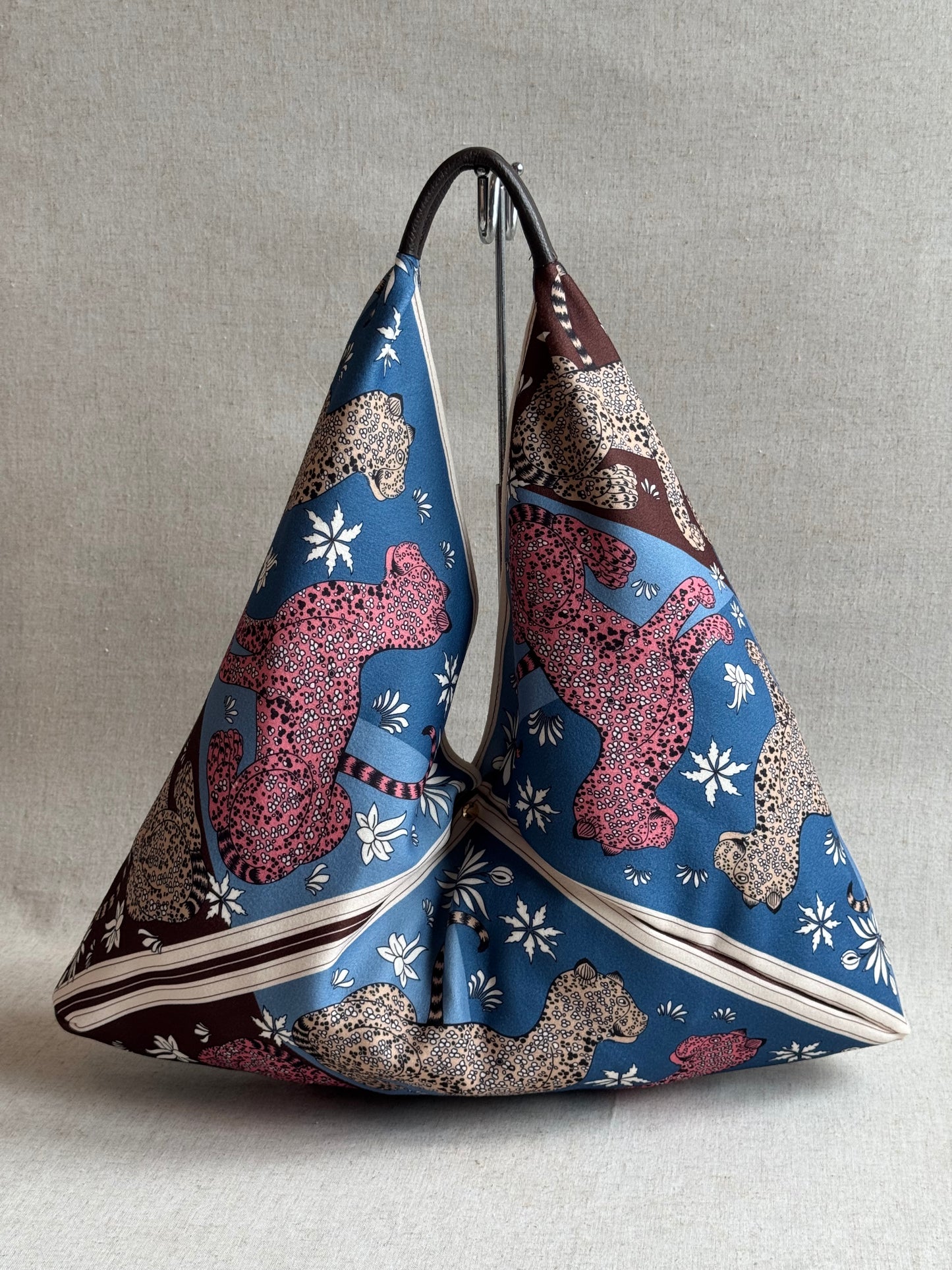 Borsa Melissa - tessuto, stampa leopardi