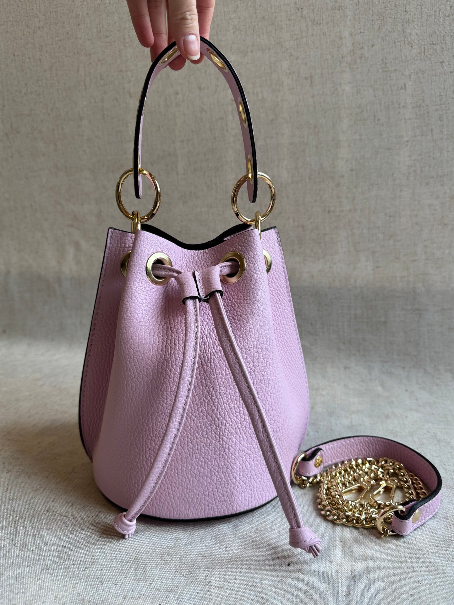 Borsa secchiello Vanilla - con tracolla lunga