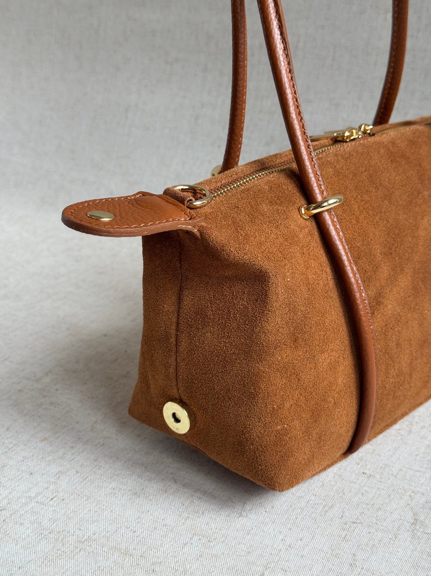 Borsa Roma - camoscio, con tracolla lunga