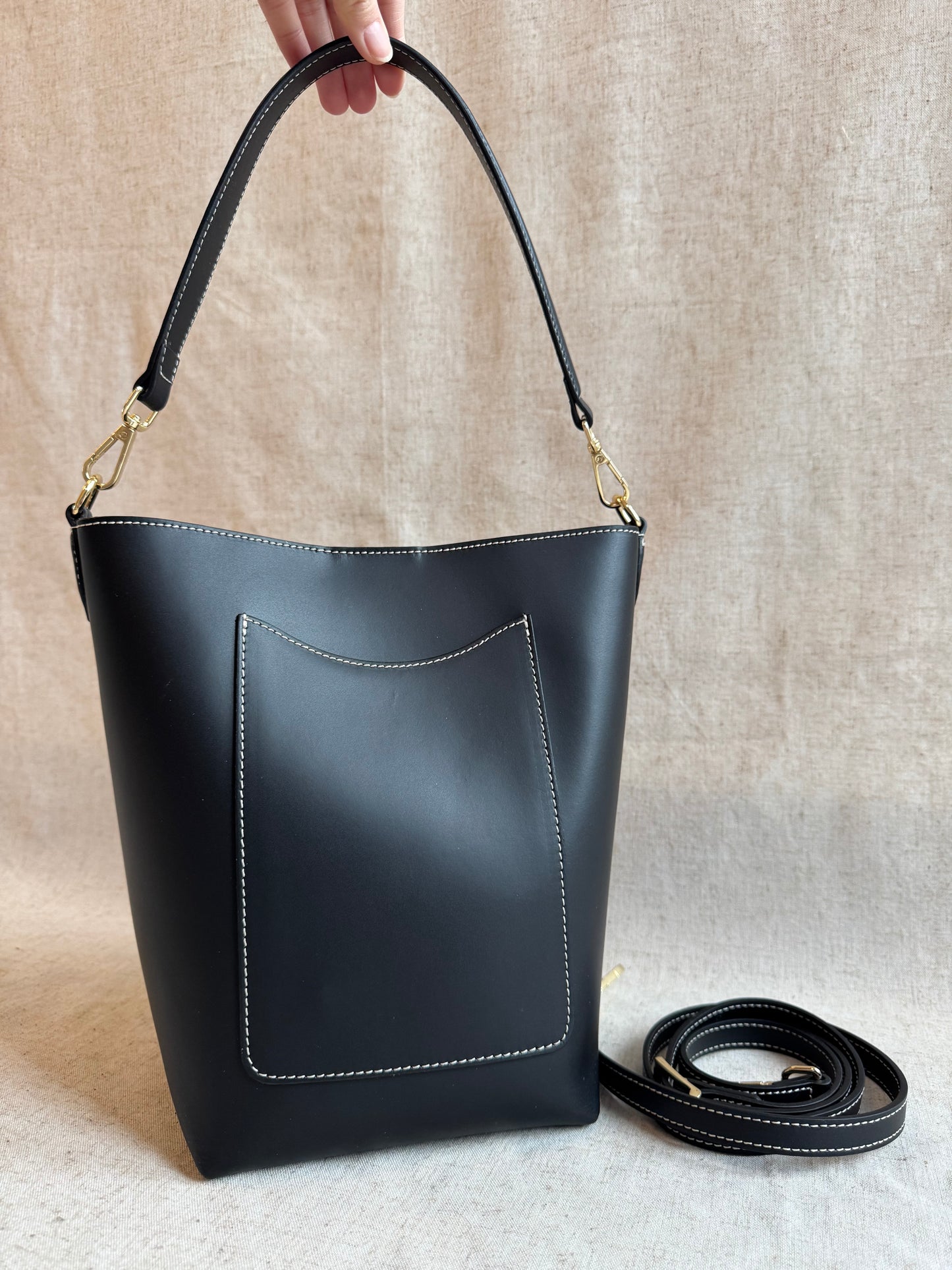 Borsa a spalla Vanessa - misura grande, con tracolla lunga