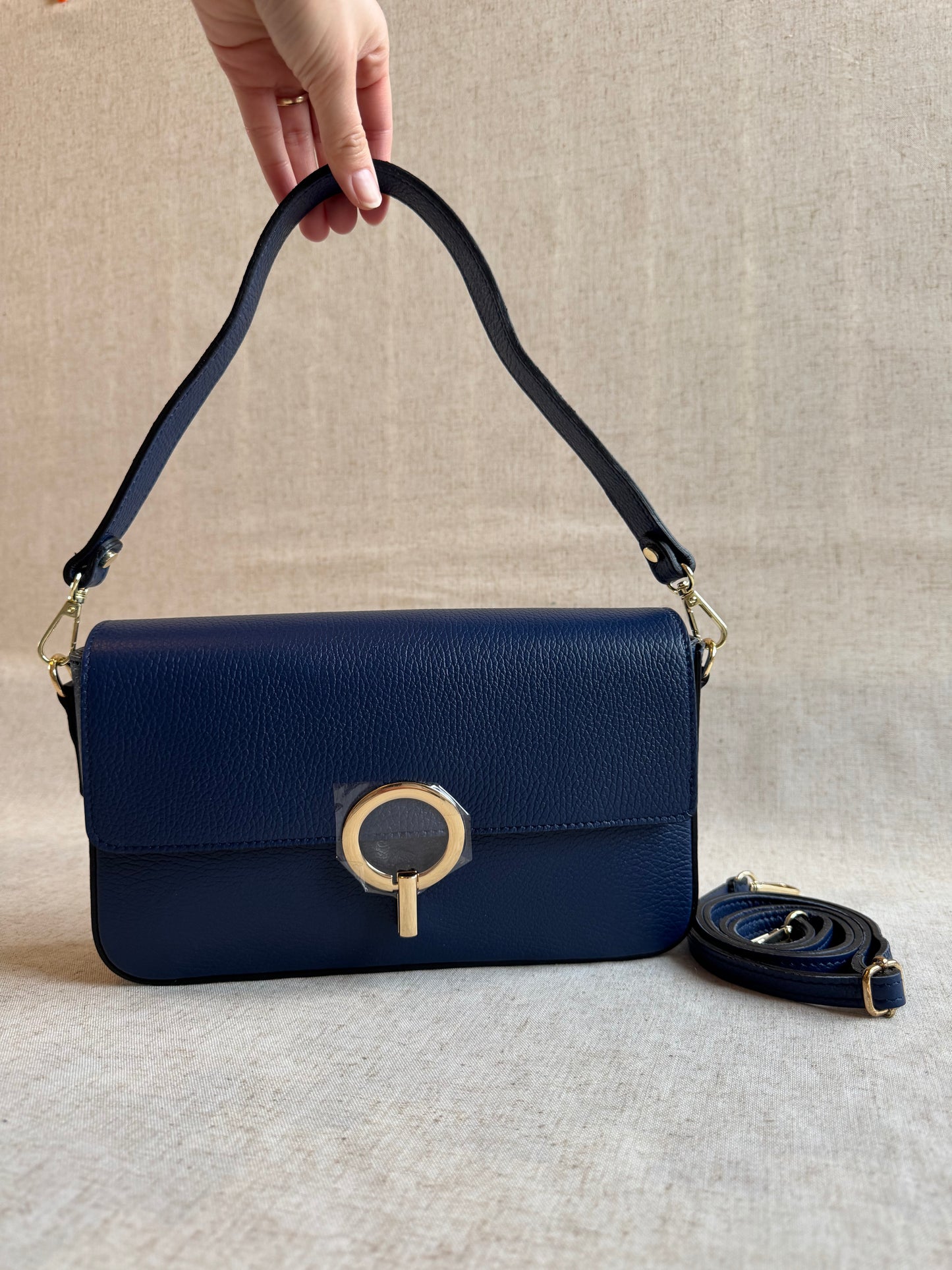 Borsa a spalla Oslo - rettangolare con tracolla lunga