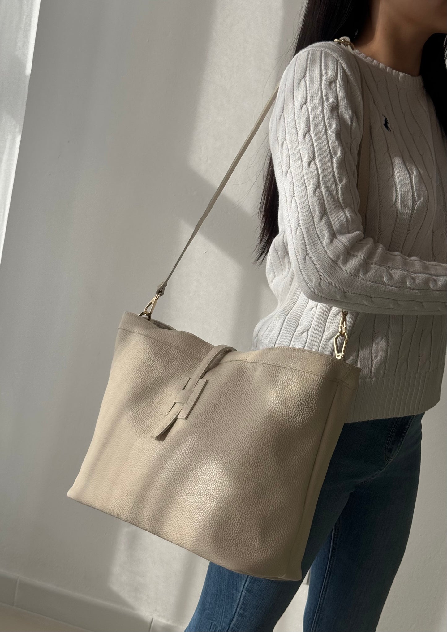 Maxi borsa a spalla Holo - con tracolla lunga