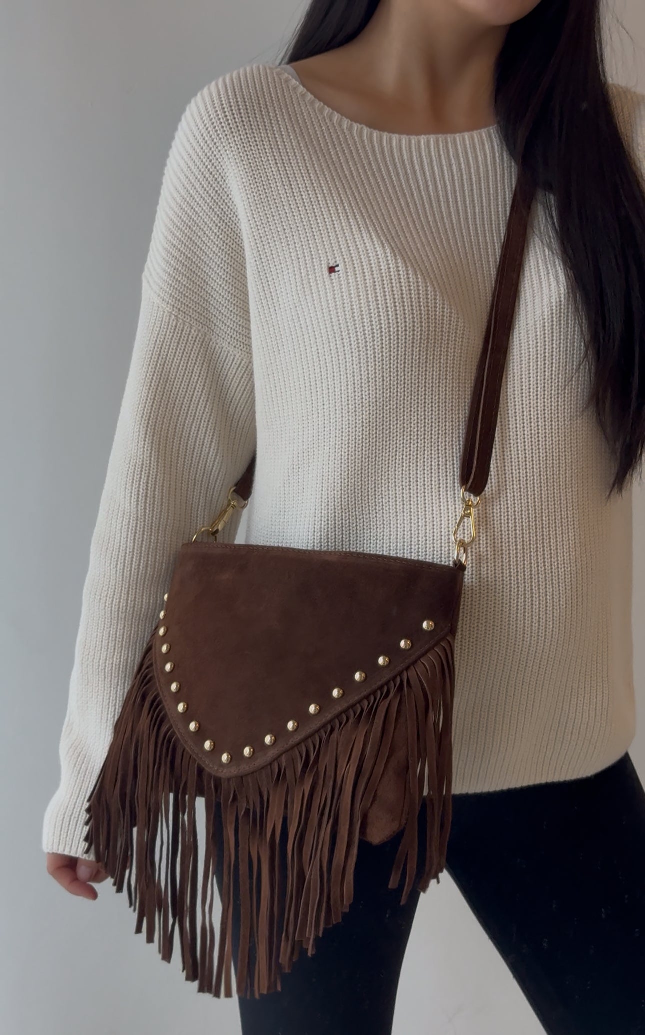 Borsa a spalla Jennifer - con tracolla lunga