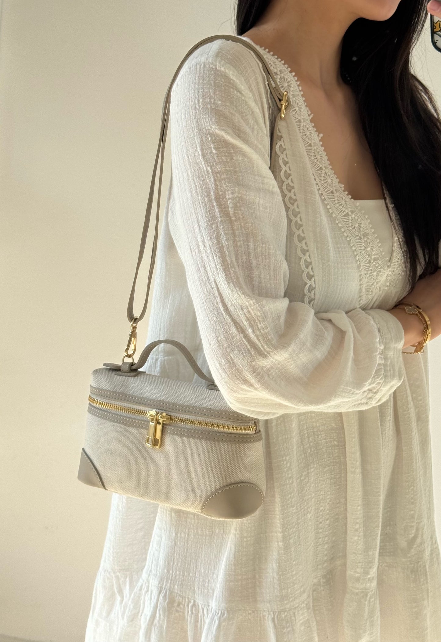 Borsa a mano Adele - con tracolla lunga