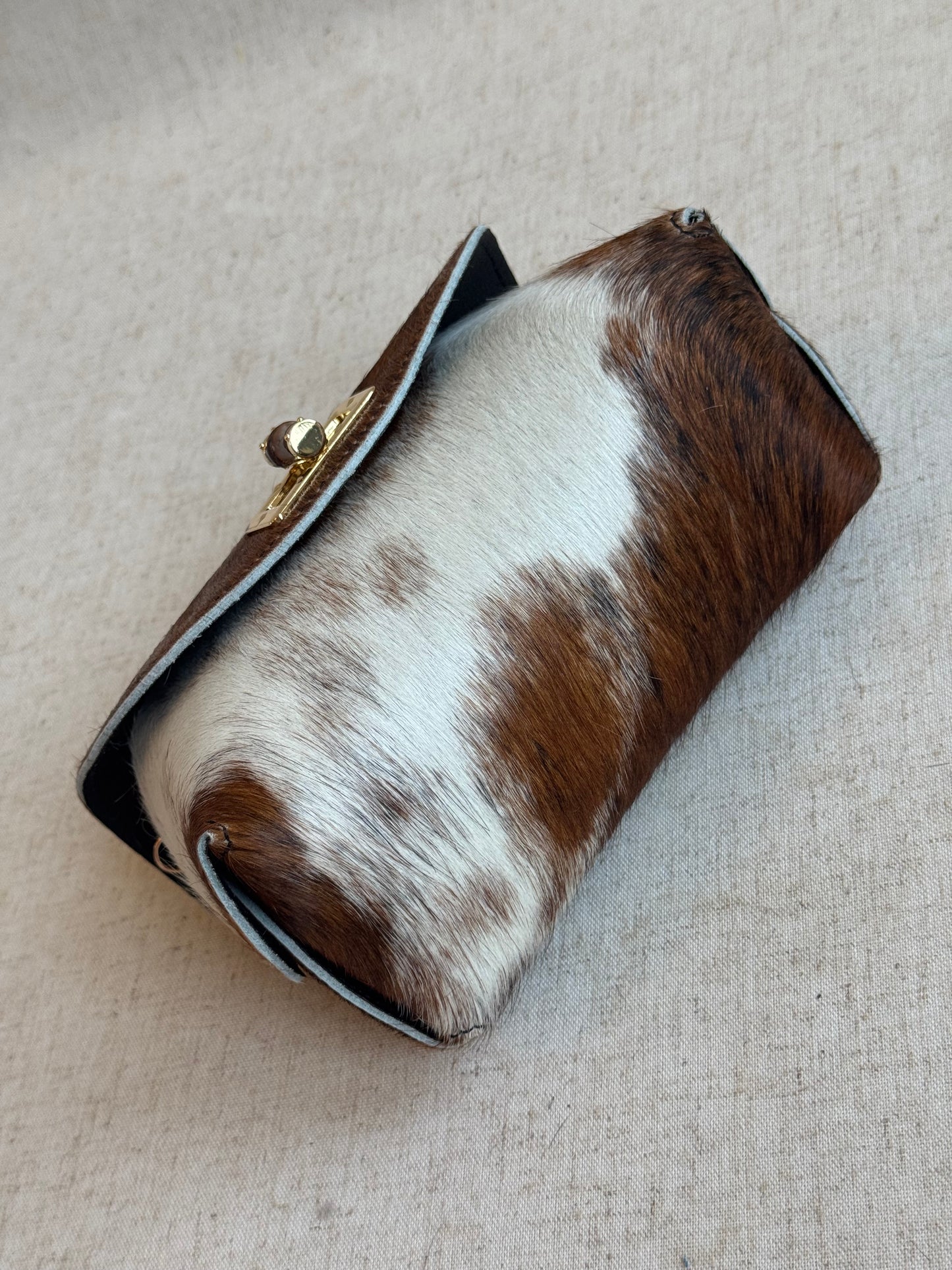 Borsa Lily - cavallino, con tracolla in catena
