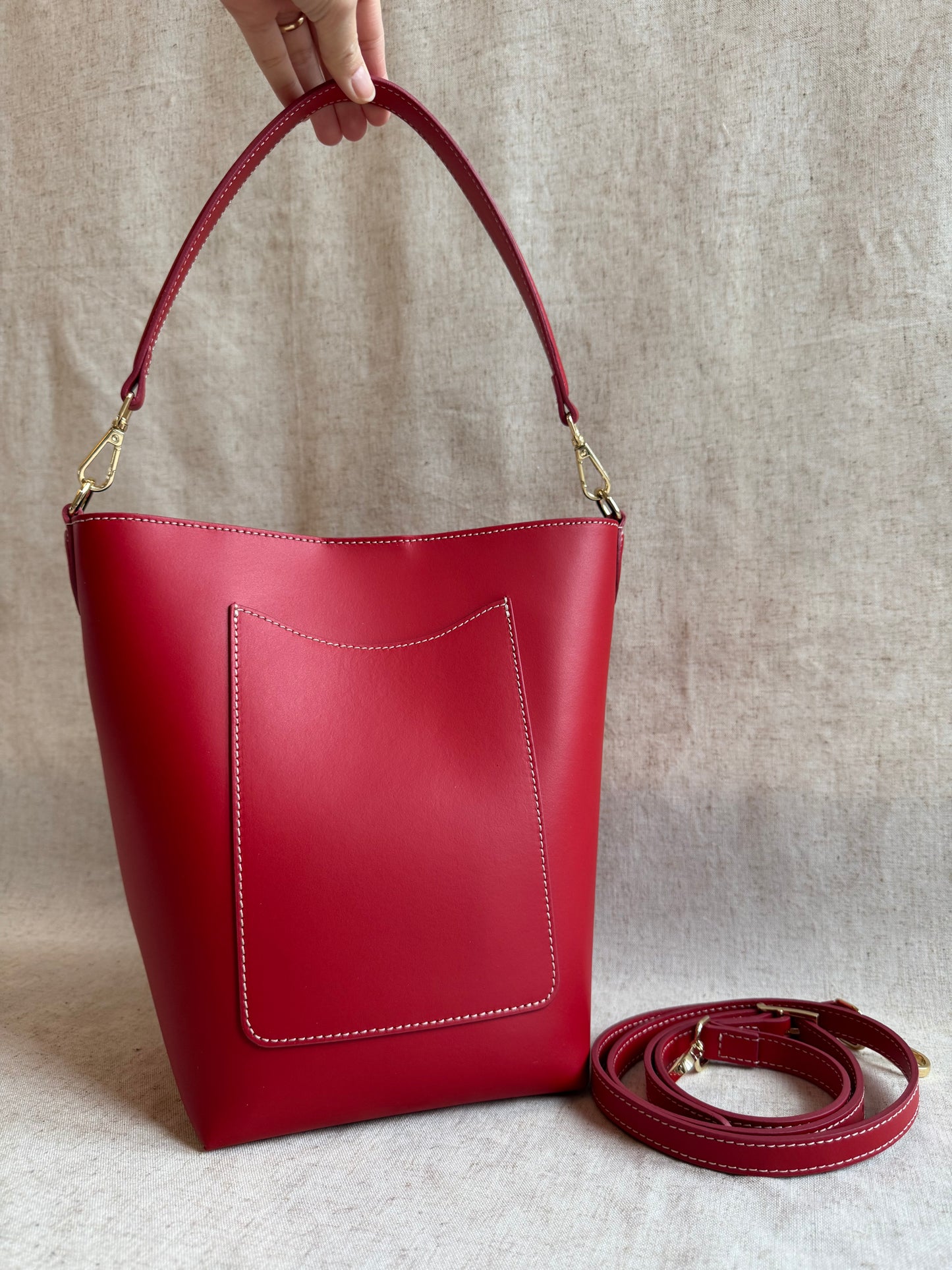 Borsa a spalla Vanessa - misura grande, con tracolla lunga