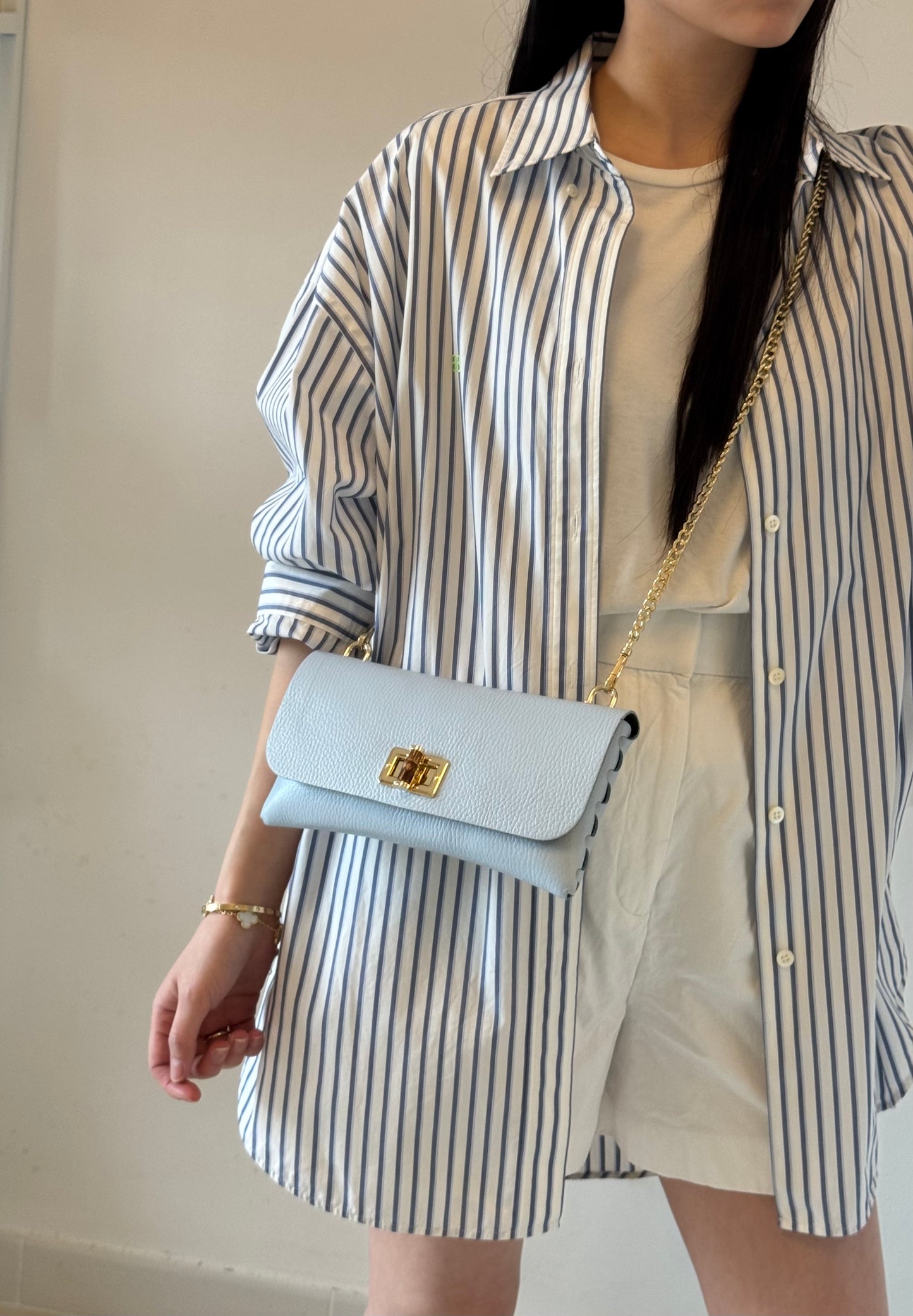 Pochette Alina - con tracolla in catena