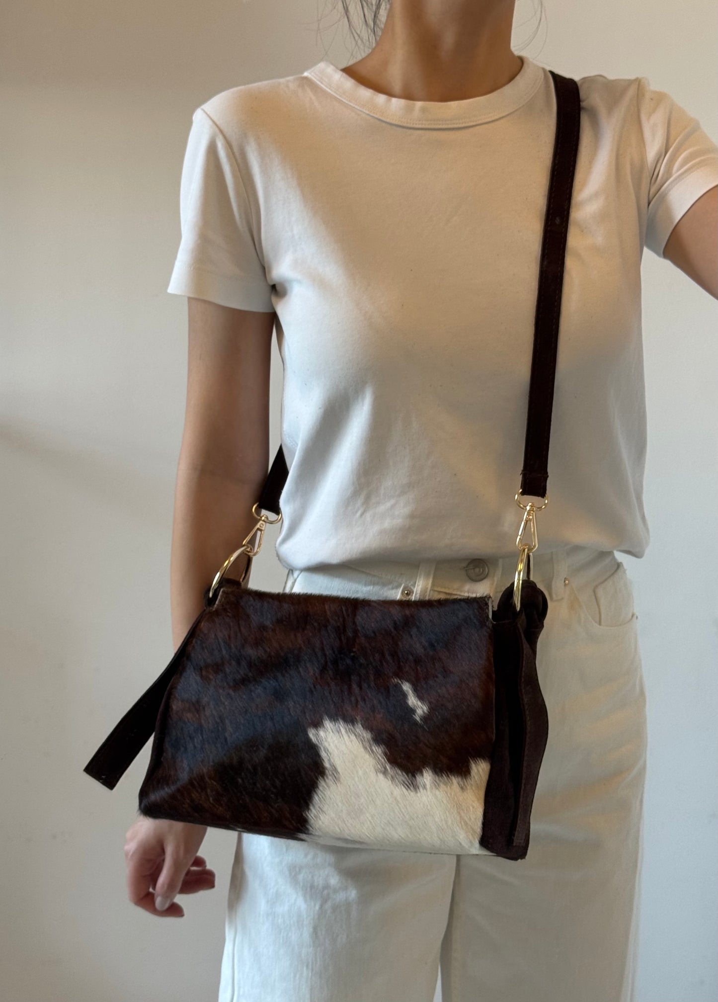 Borsa Tarisa - cavallino, con tracolla lunga