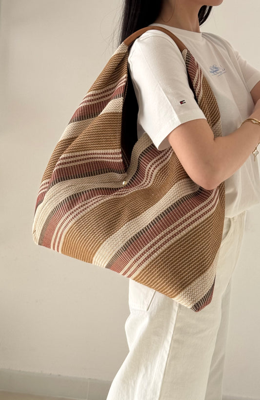 Borsa Melissa - misura grande, rafia