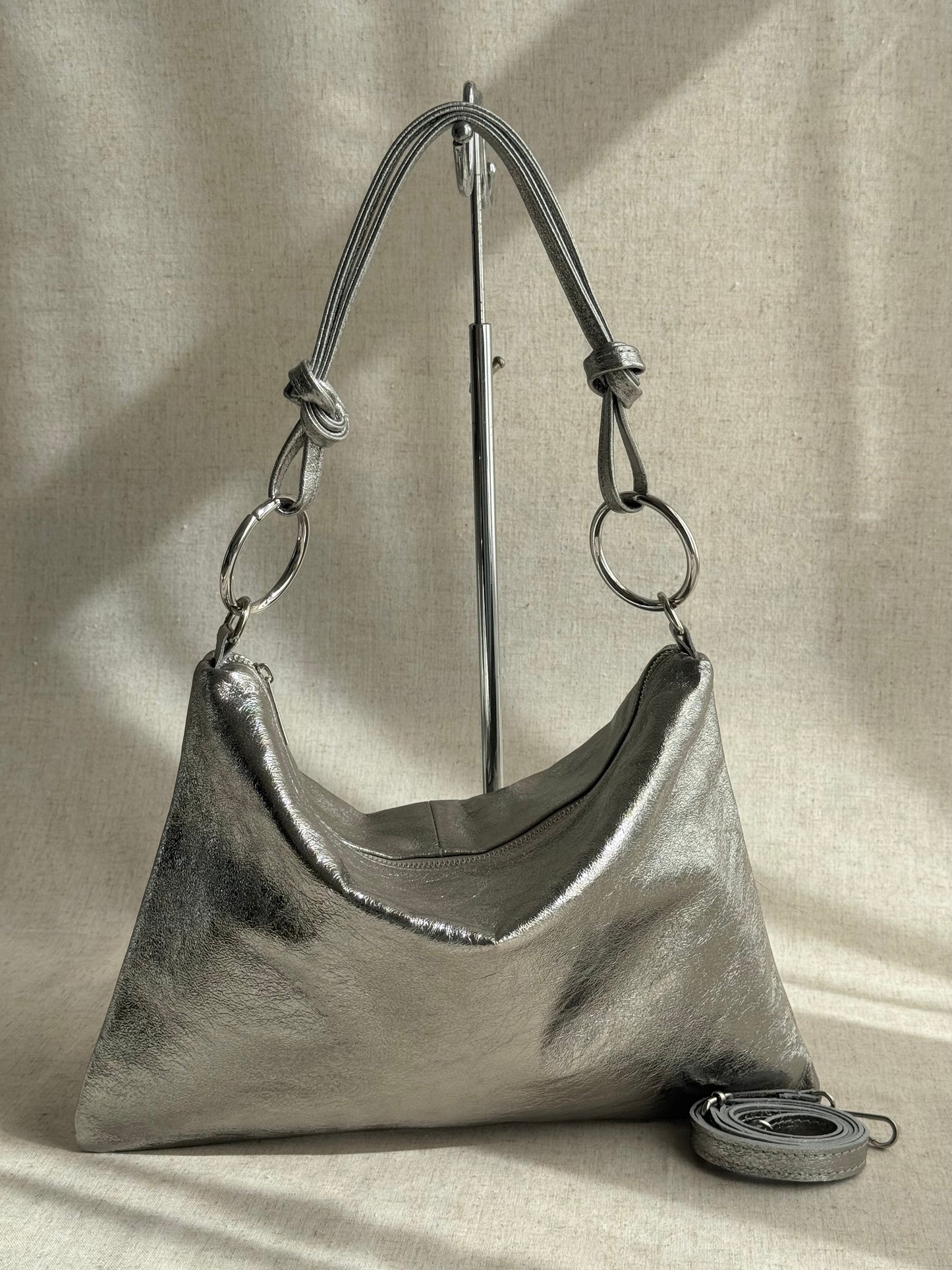 Borsa a spalla Agata - misura grande, con tracolla lunga