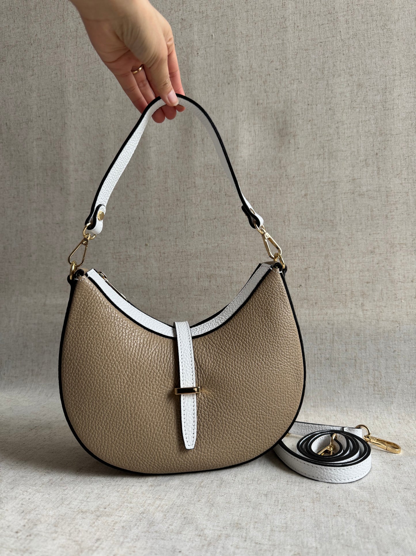 Borsa a spalla Moon - con tracolla lunga