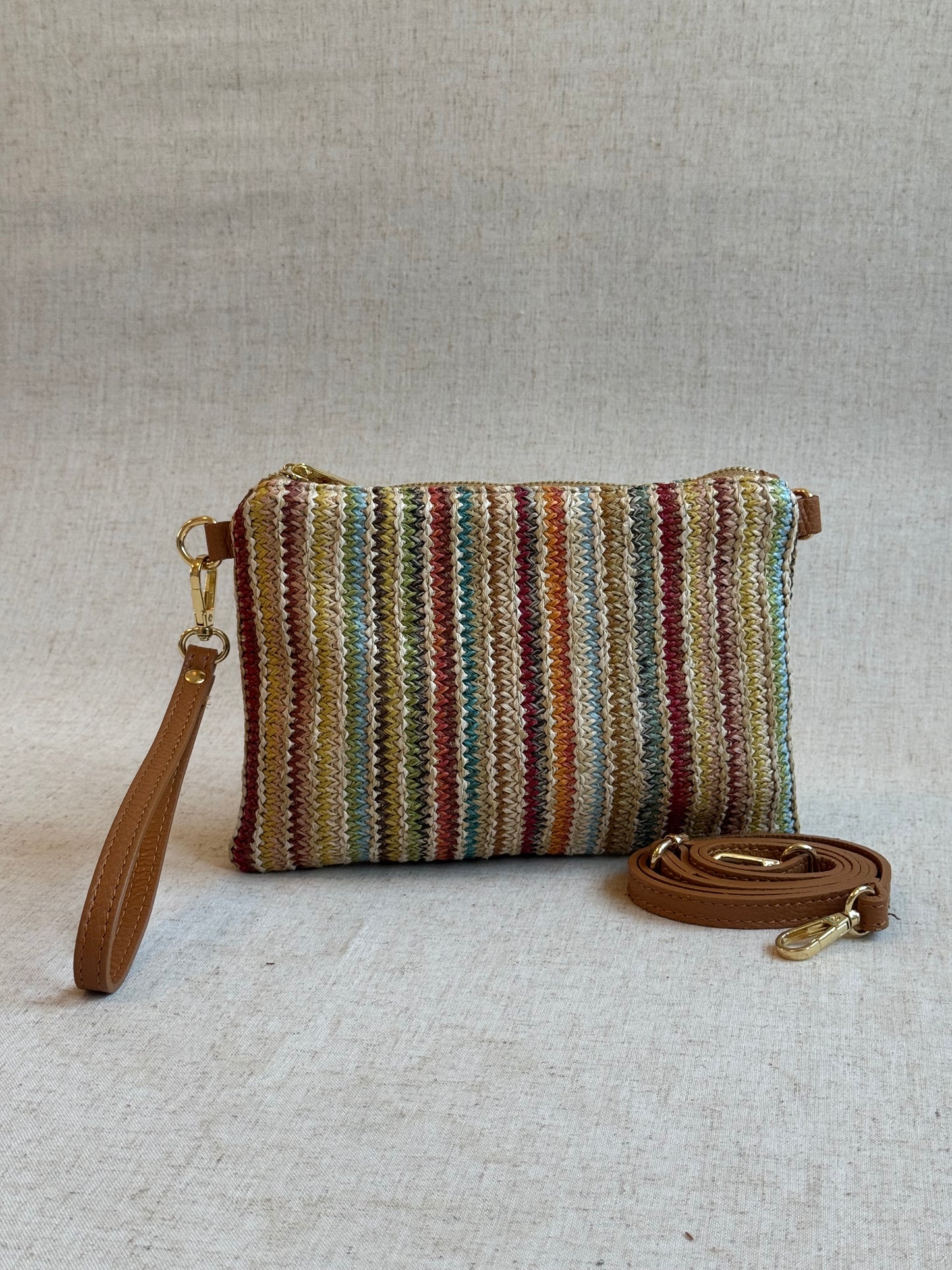 Pochette a mano Letizia - con tracolla lunga