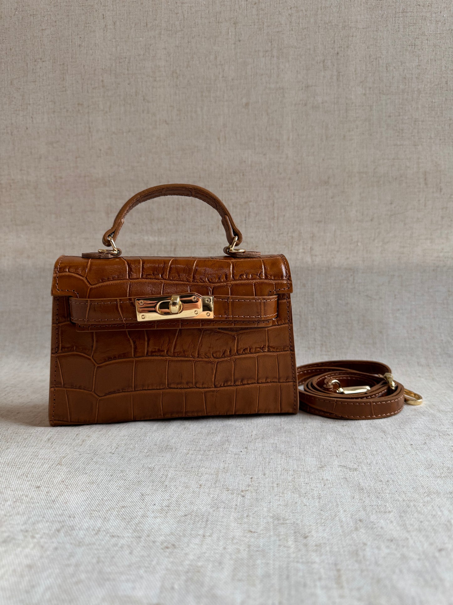 Borsa KELLY - misura piccola, con tracolla lunga