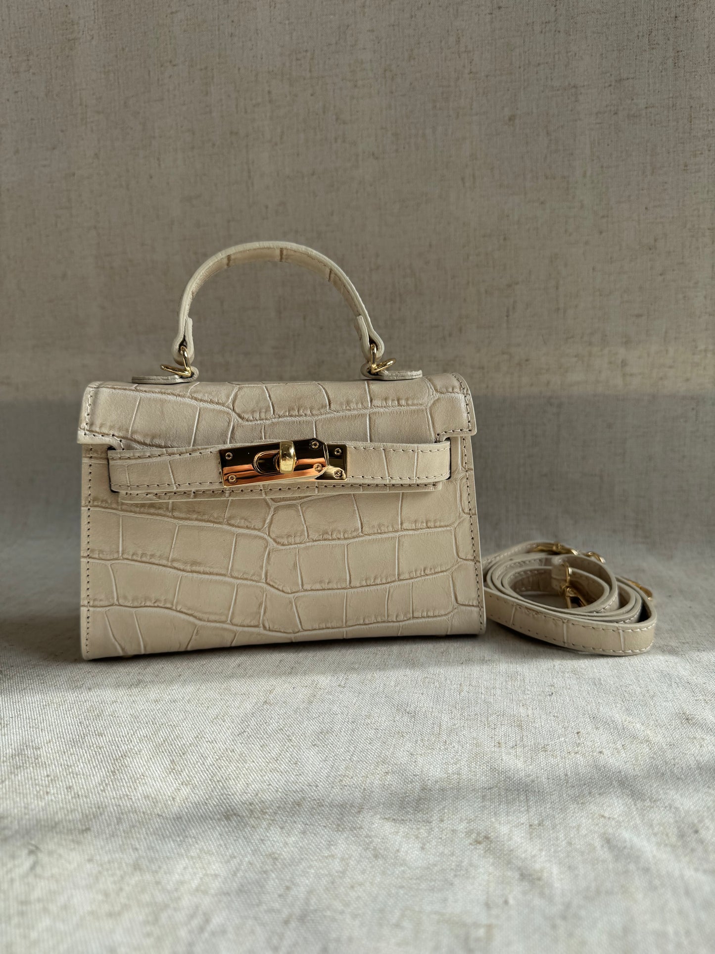 Borsa KELLY - misura piccola, con tracolla lunga