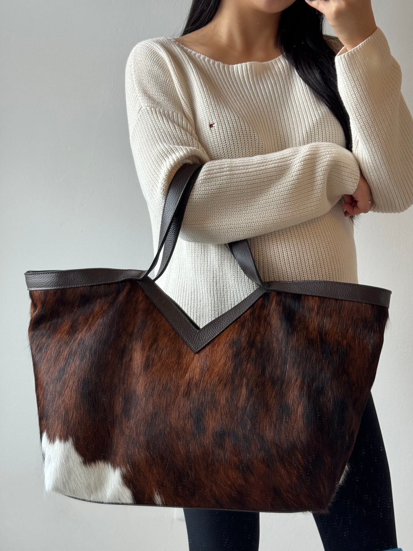 Borsa a spalla Ylenia - misura MAXI, cavallino