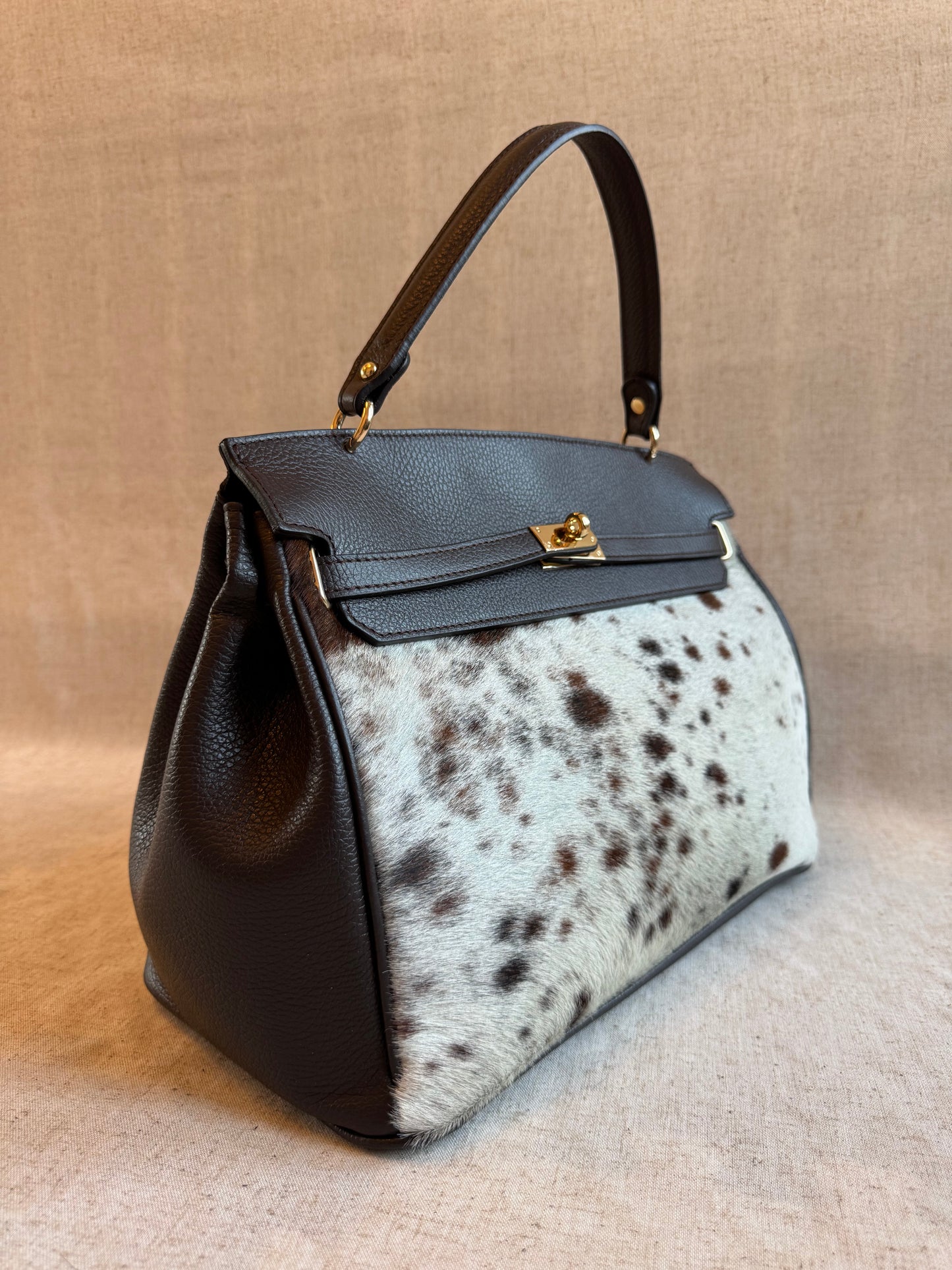 Maxi borsa Daphne - cavallino, con tracolla lunga