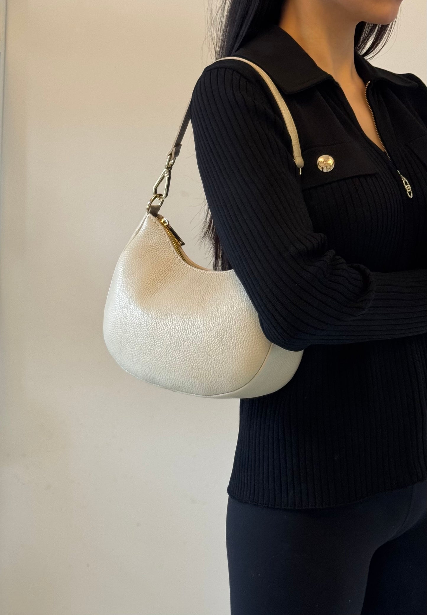 Borsa a spalla Luna - misura grande, con tracolla lunga