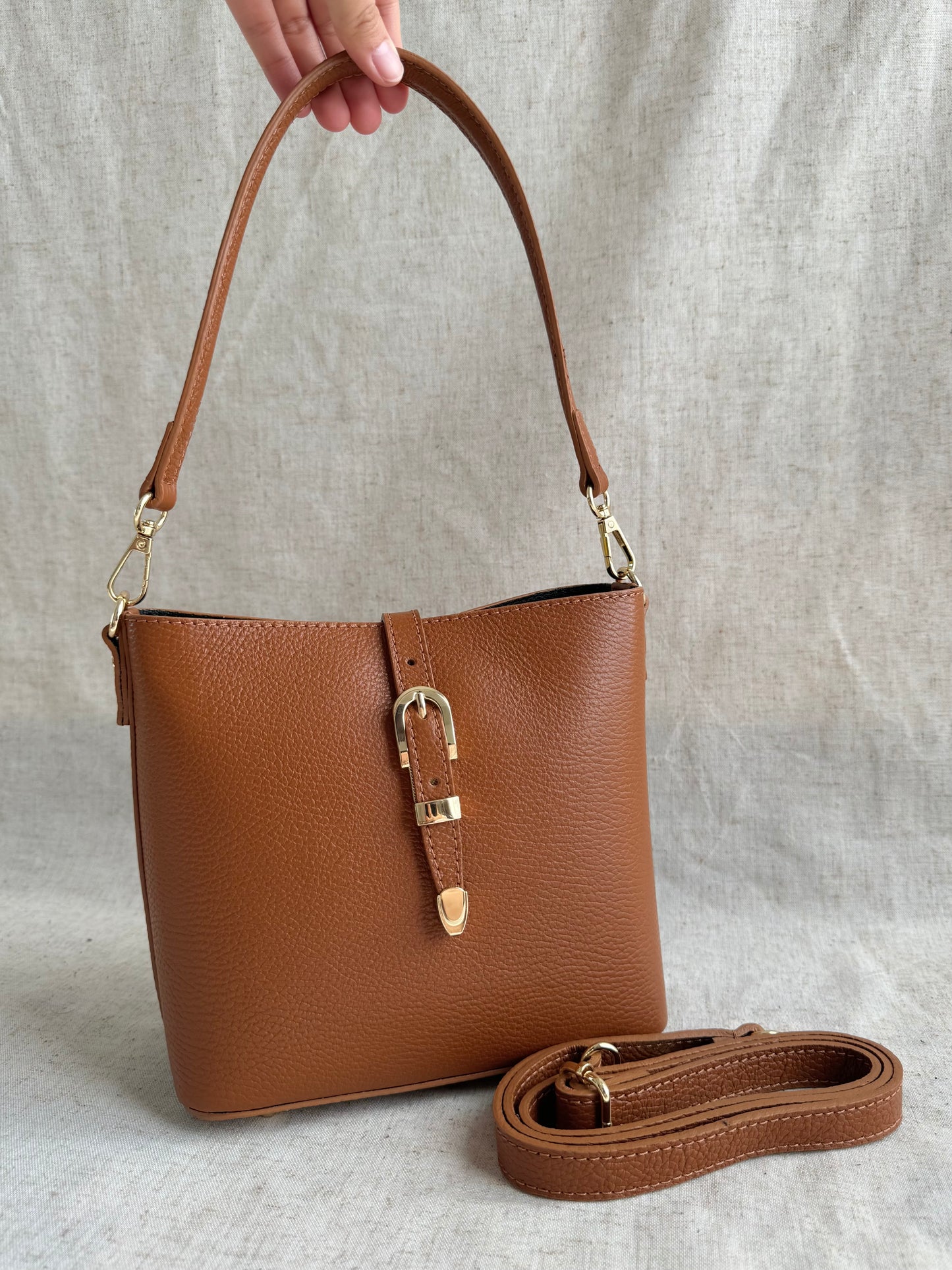 Borsa a spalla Daisy - con tracolla lunga