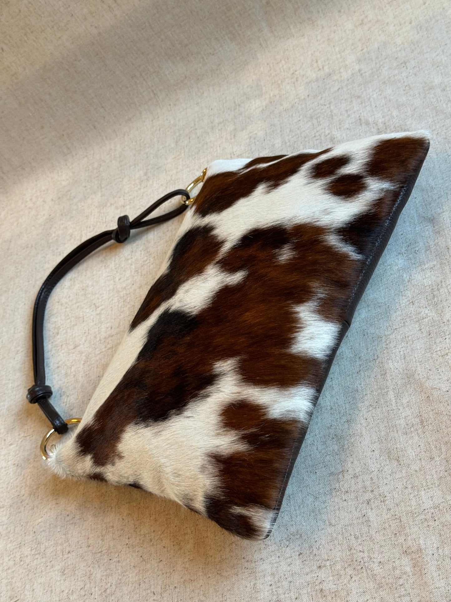 Borsa a spalla Agata - cavallino, con tracolla lunga