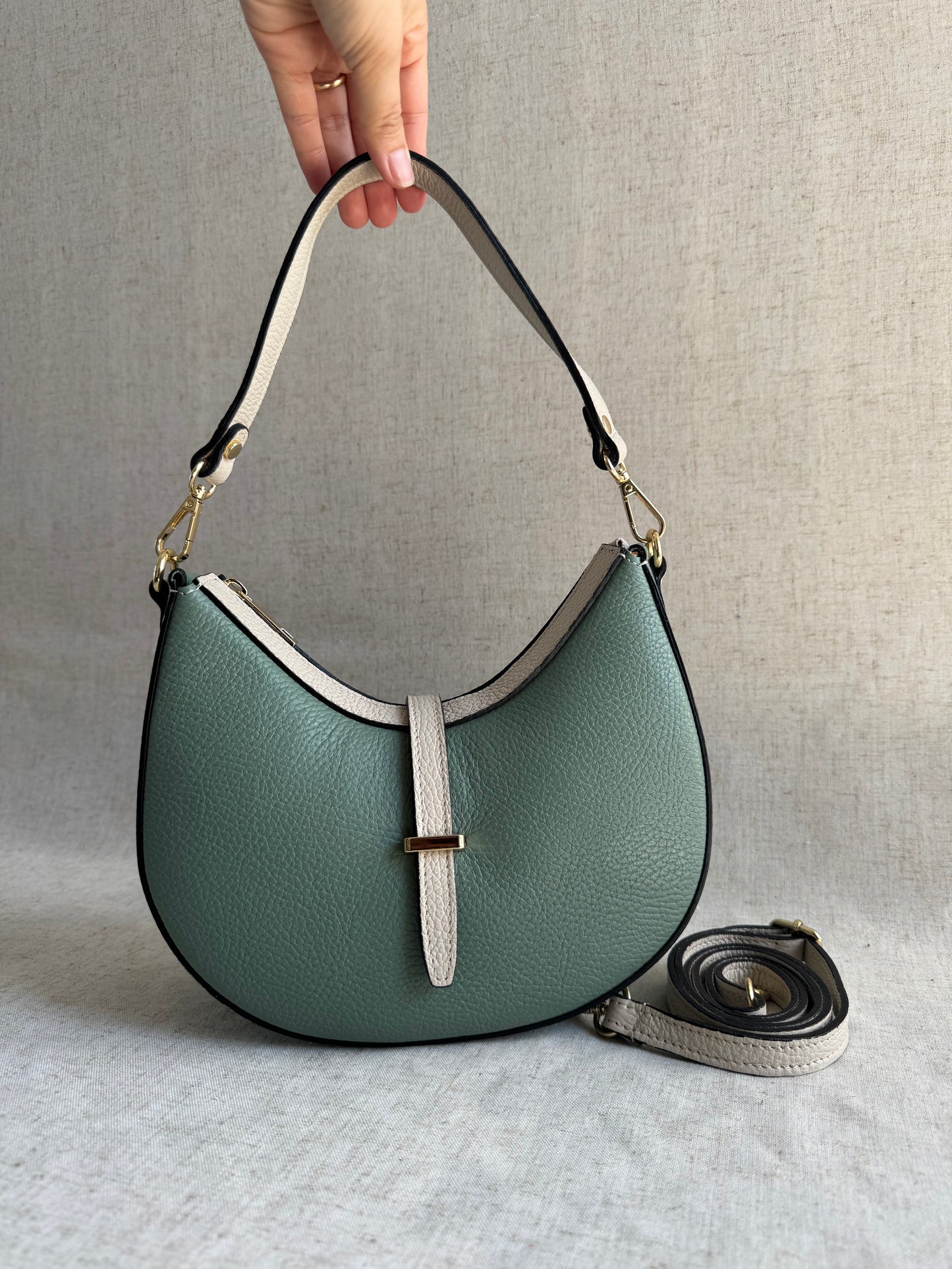 Borsa a spalla Moon - con tracolla lunga