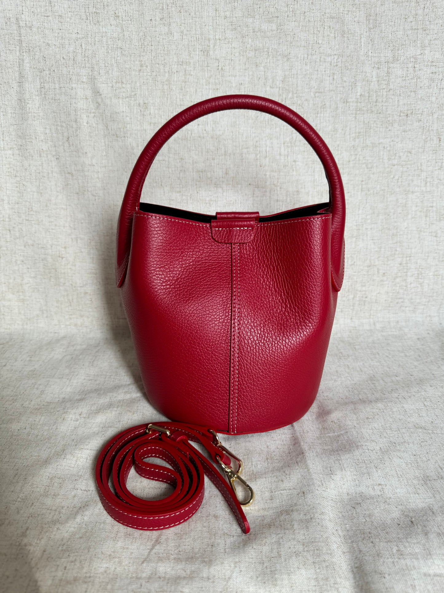Borsa secchiello Veronica - con tracolla lunga