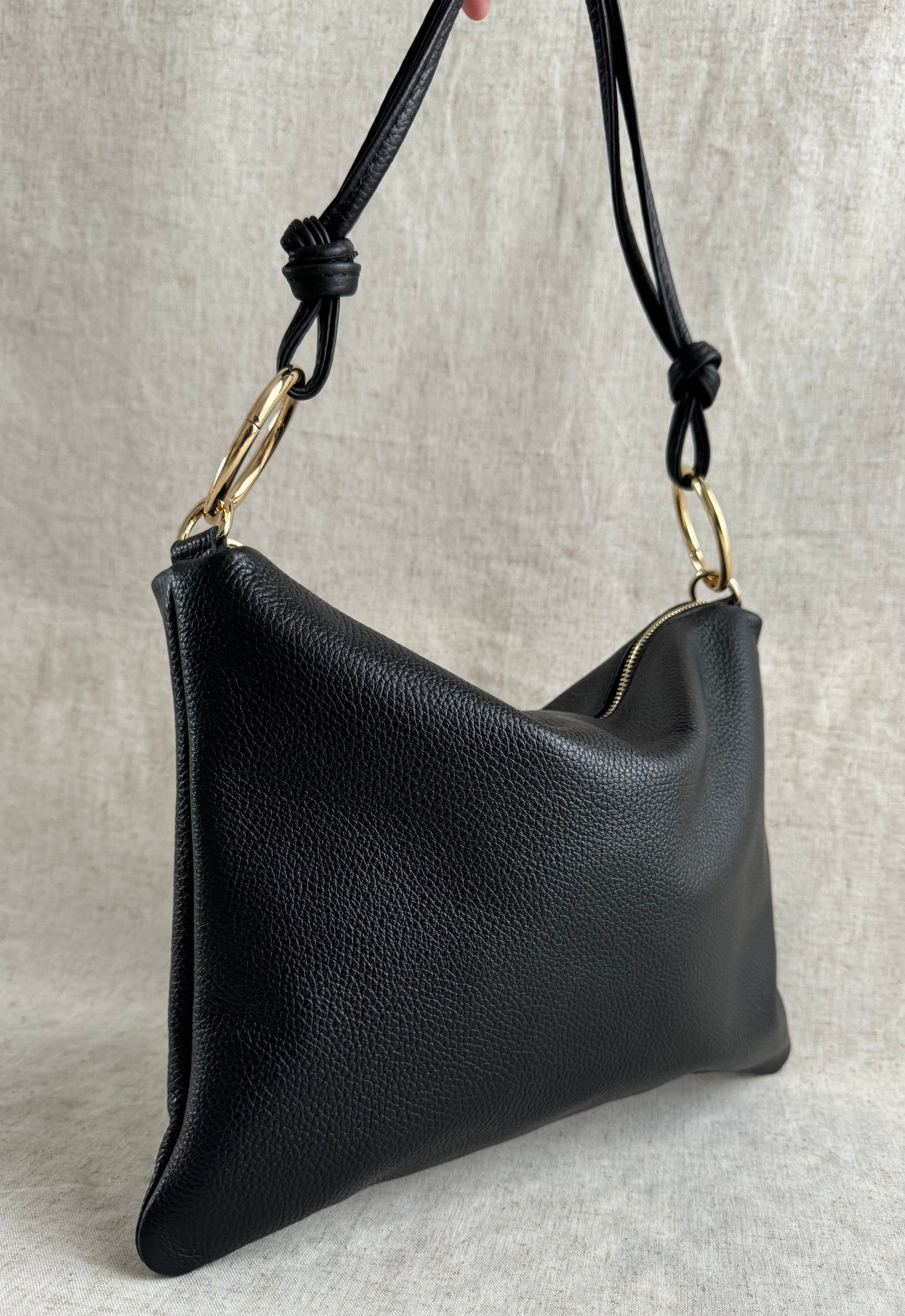 Borsa a spalla Agata - misura grande, con tracolla lunga