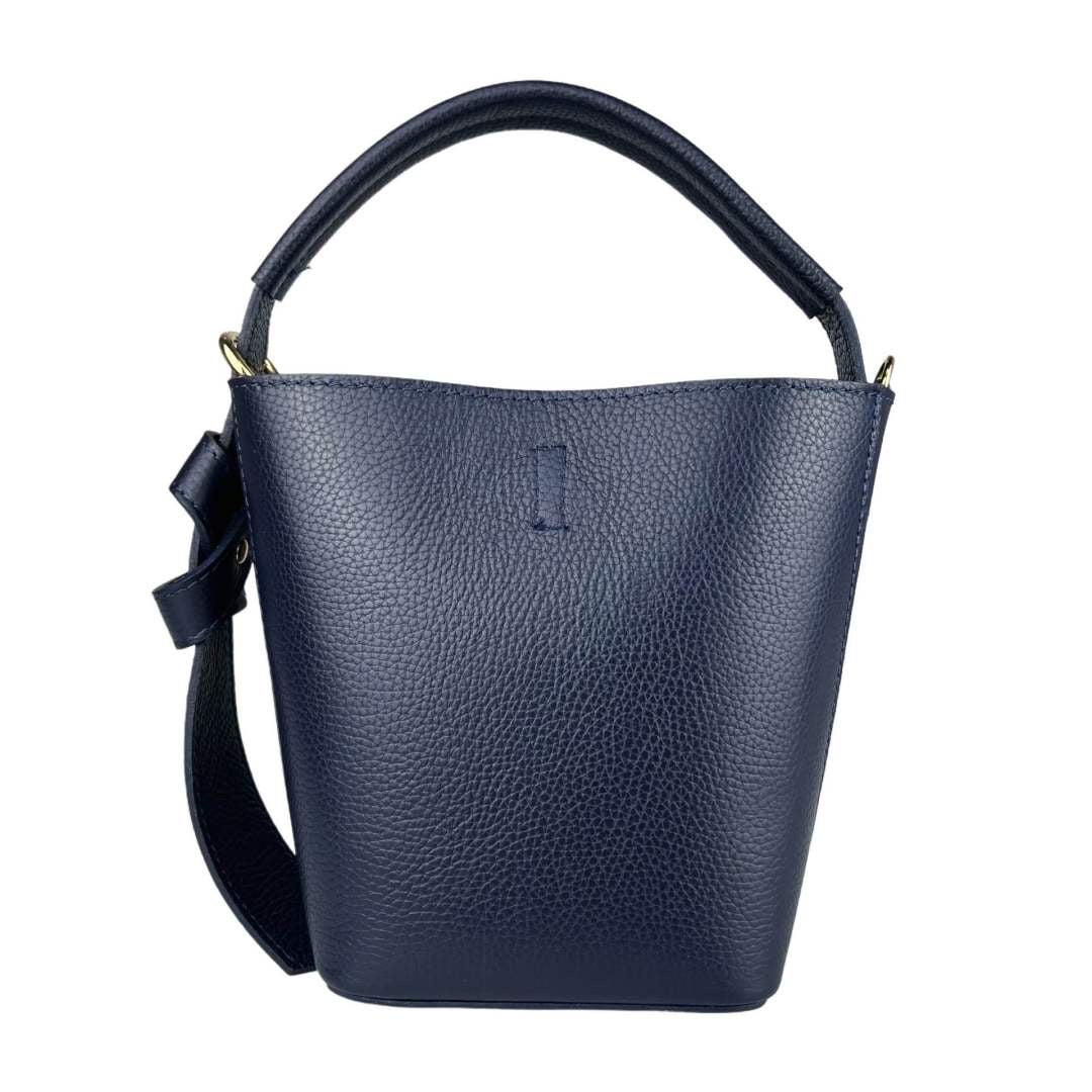 Borsa secchiello Vittoria - con tracolla lunga e pochette