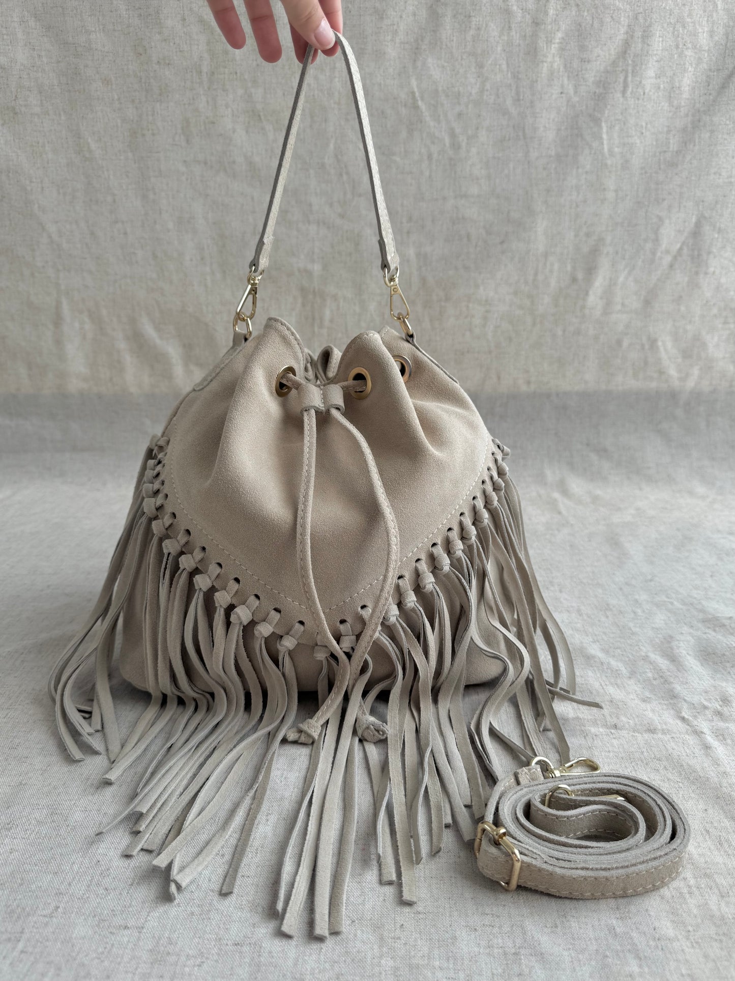 Borsa secchiello Rodeo - con tracolla lunga