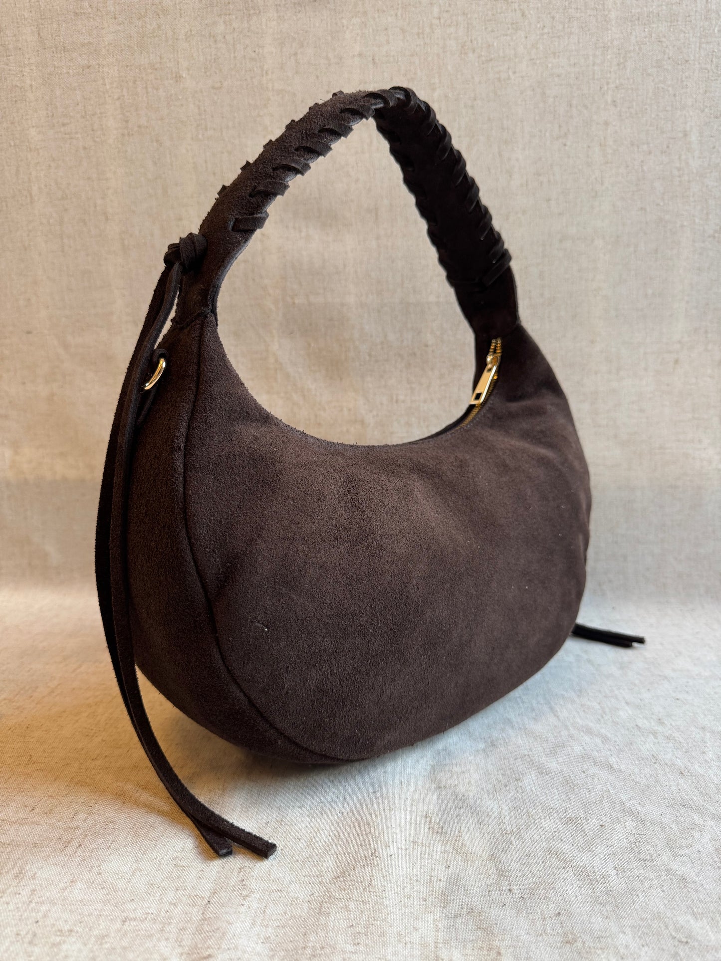 Borsa a spalla Ronda - camoscio, con tracolla lunga