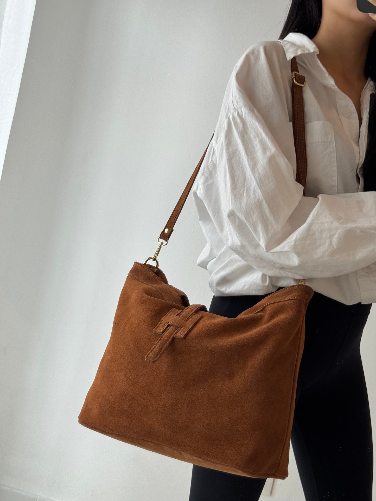 Maxi borsa a spalla Holo - con tracolla lunga